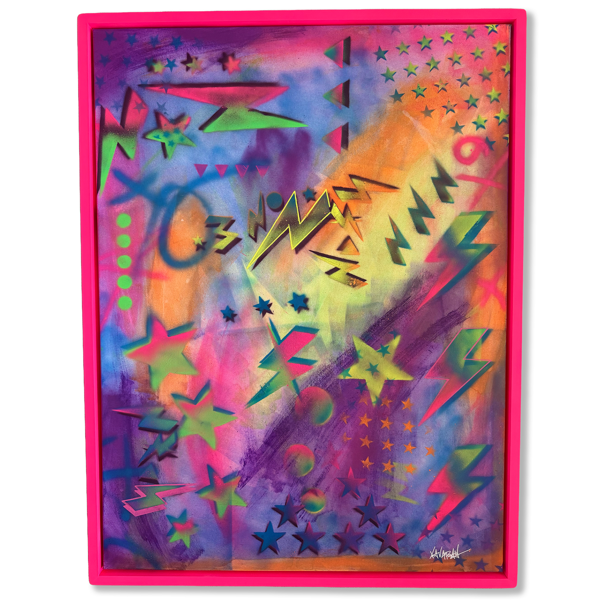 XO | 2026 | MIXED MEDIA ON CANVAS | 30X40