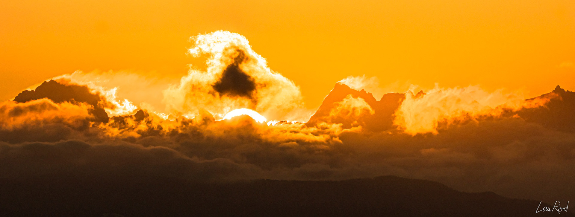 Alpes vus depuis le Jura - P006