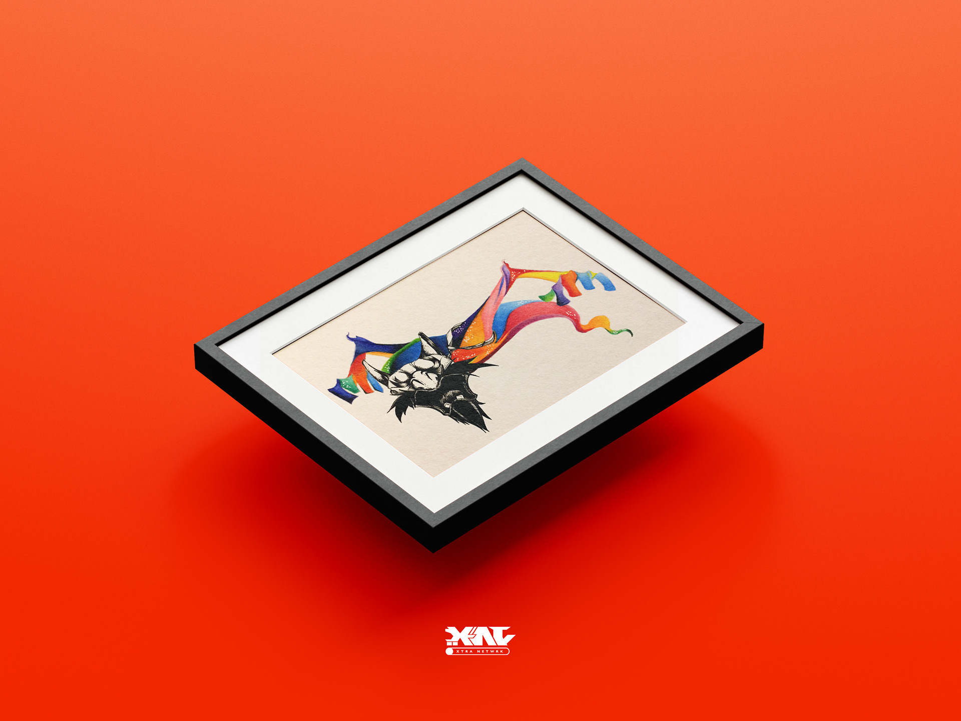 11in x 14inch - Pen & ink/Prisma color