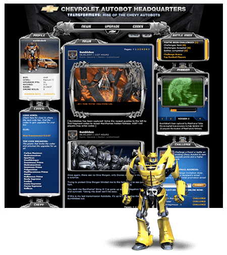 Rise of the Chevy Autobots HQ page