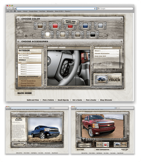 Silverado 2007 Launch Microsite