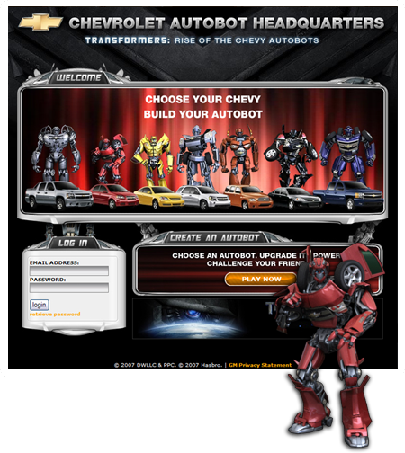 Rise of the Chevy Autobots Homepage