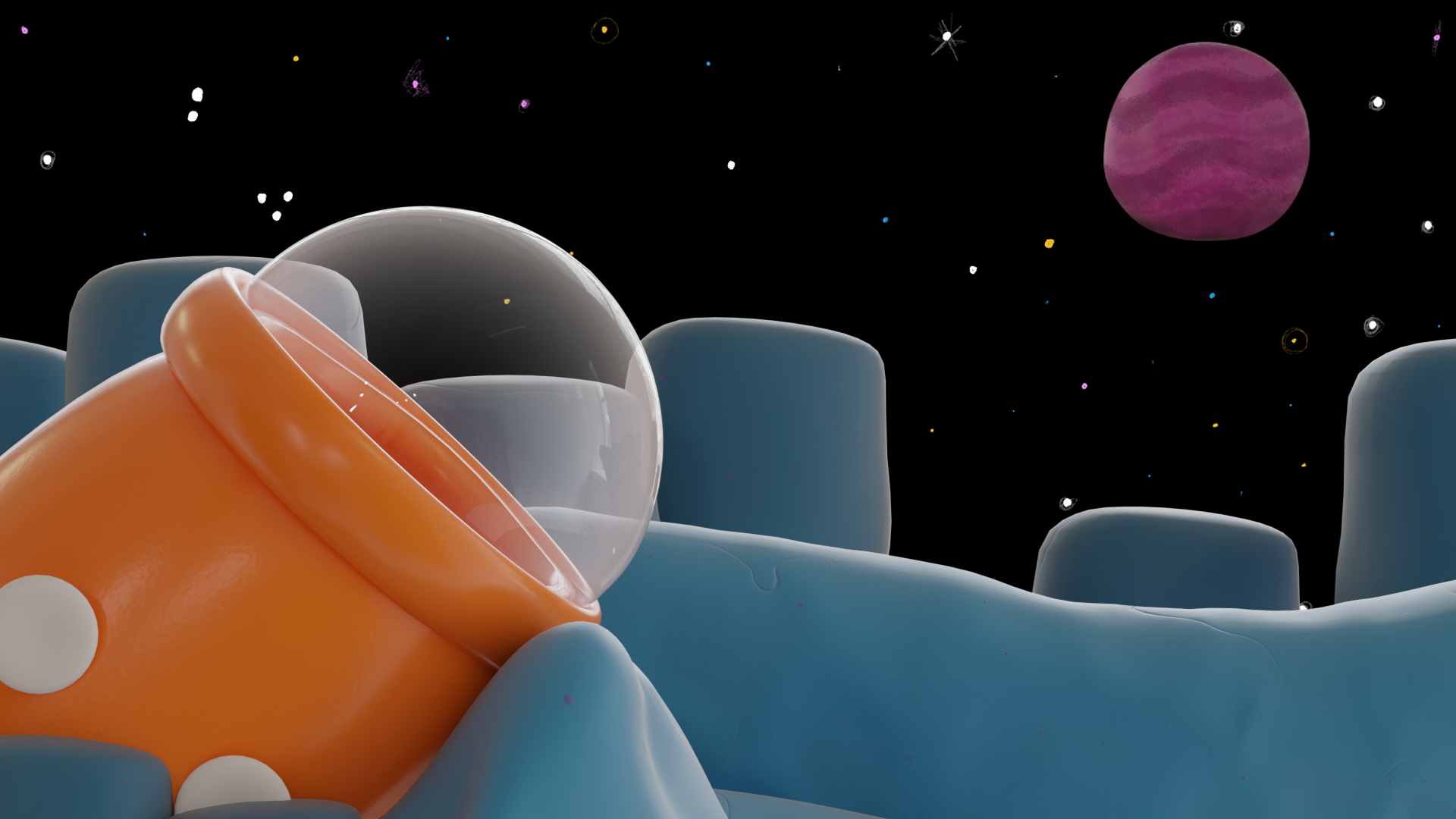 "Little Blue Planet" - Background for VBC - 2023