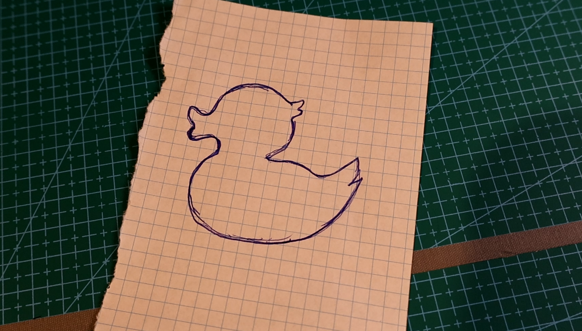 Custom gobo drawing to be cut out