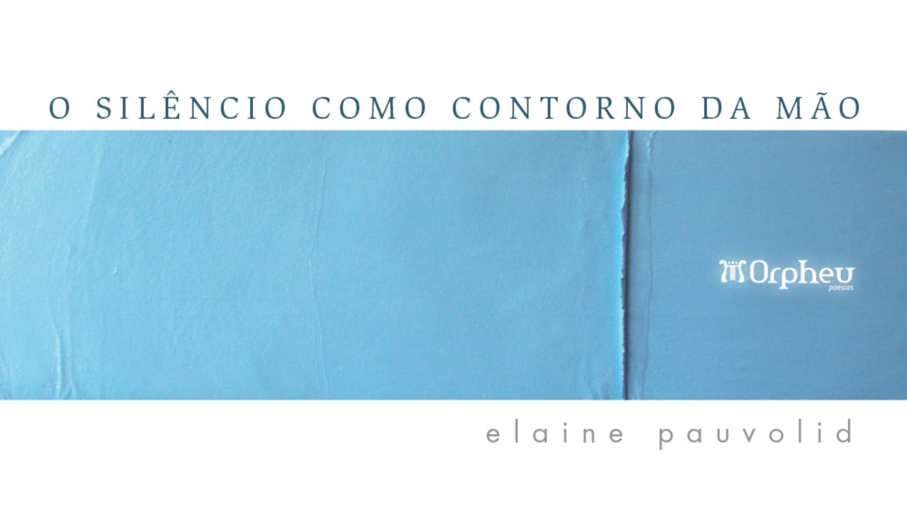 O silêncio como contorno da mão, Selo Orpheu/Multifoco, 2011. Este livro foi realizado a convite do editor do selo Orpheu, Andereson Fonseca, e representa o meu mergulho nas artes visuais, quando mergulhei numa nova perspectiva que é a percepção numa sintonia mais fina do espaço. Assim os poemas começam a ficar mais sintéticos, mais condensados, deixando a página em branco mais evidente.