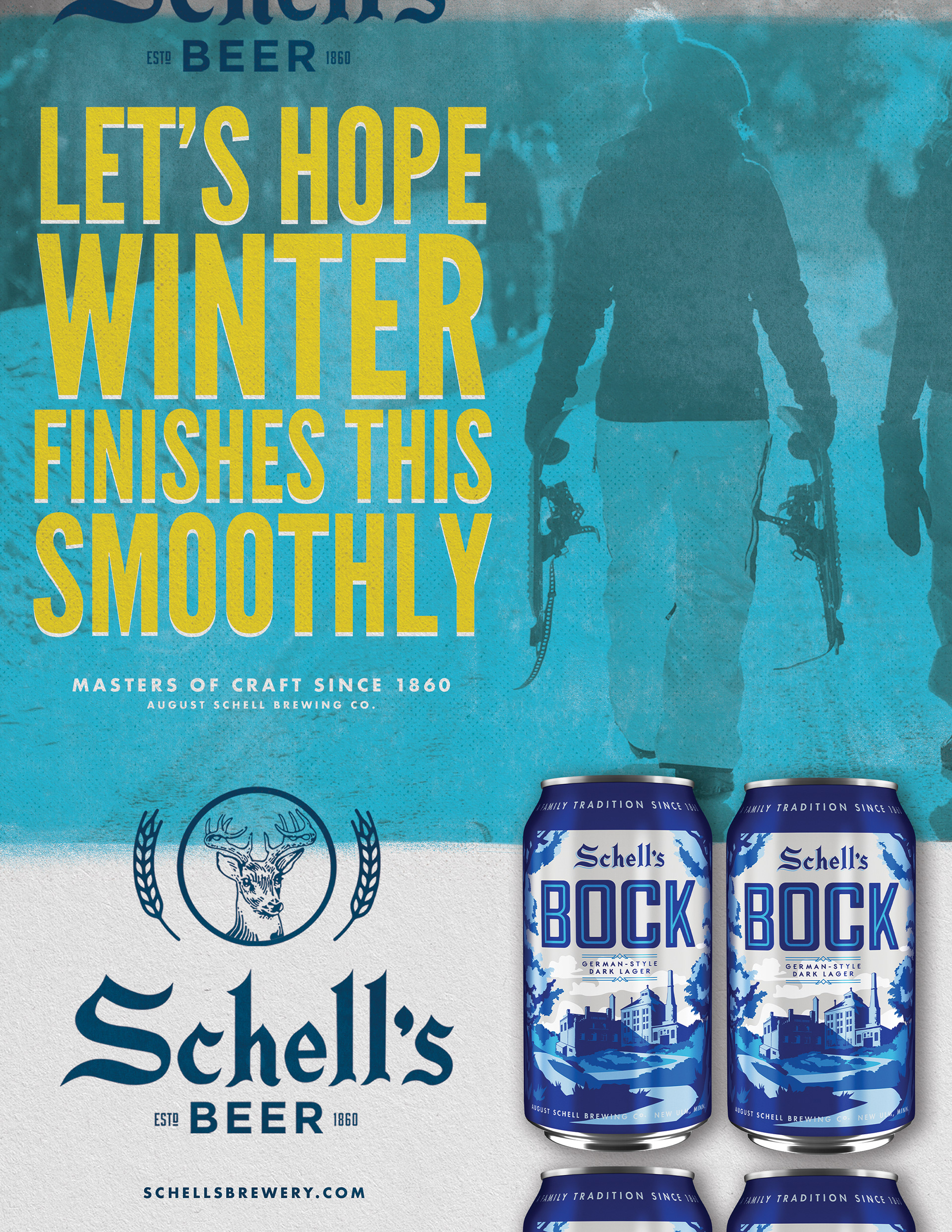 Point of sale posters for a seasonal product release