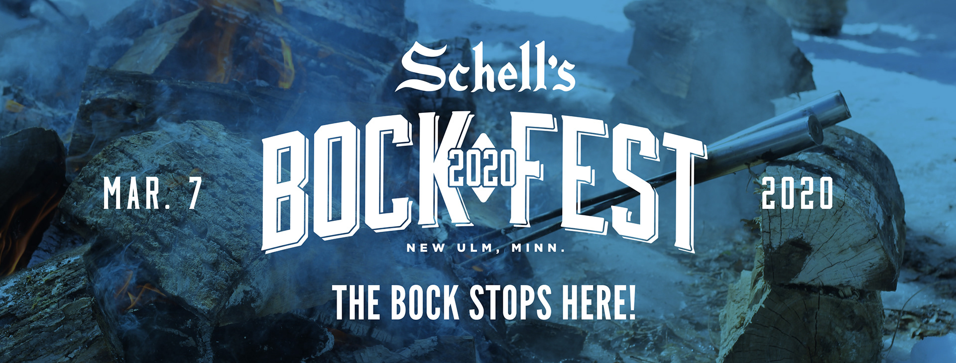 Digital banner designed as part of the promotional assets for Bock Fest
