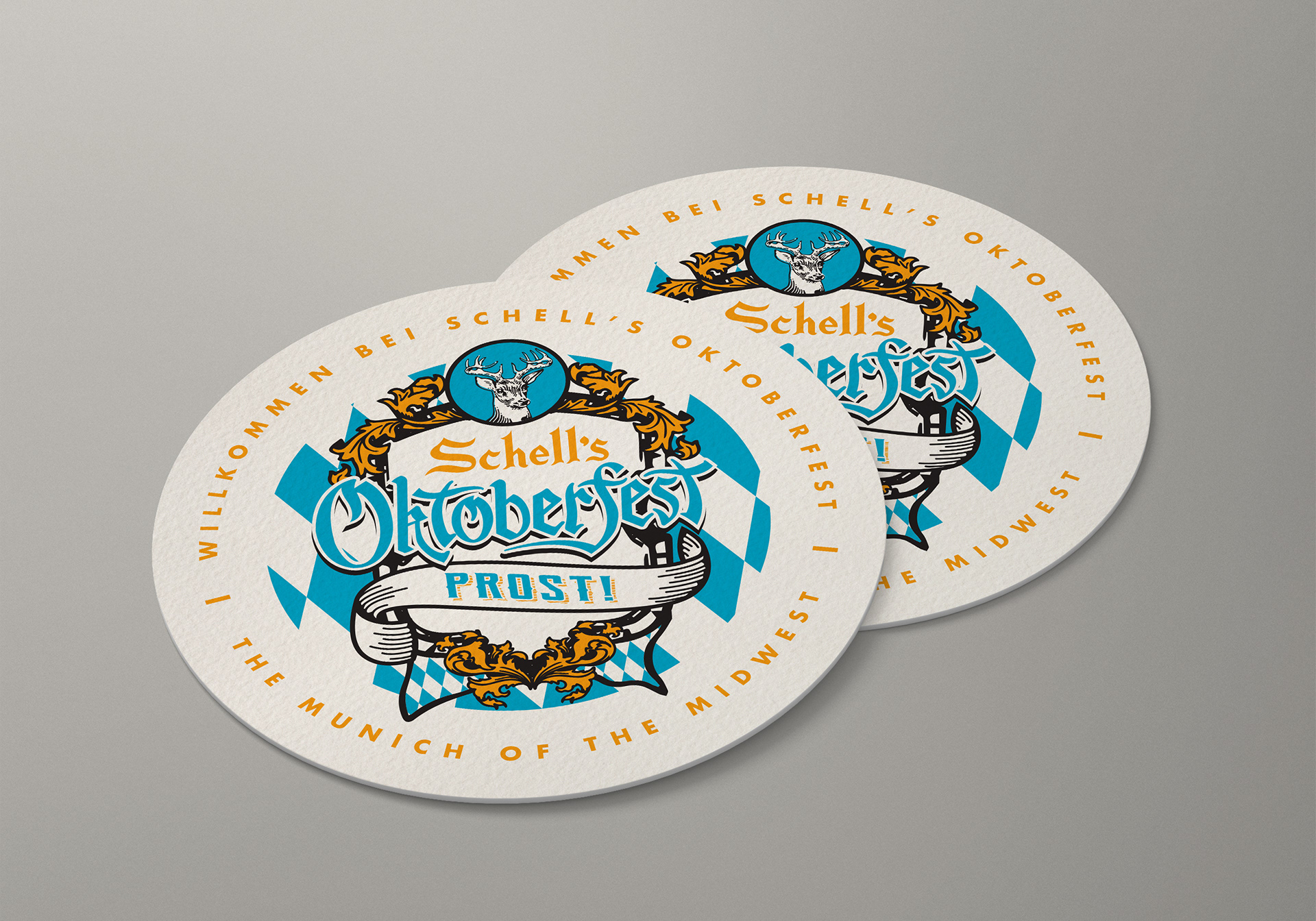 Swag that was designed as part of a promotional campaign for a festival.