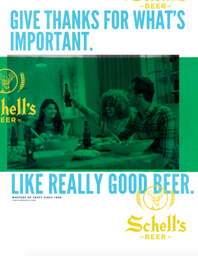 Point of sale posters designed for a seasonal product release.