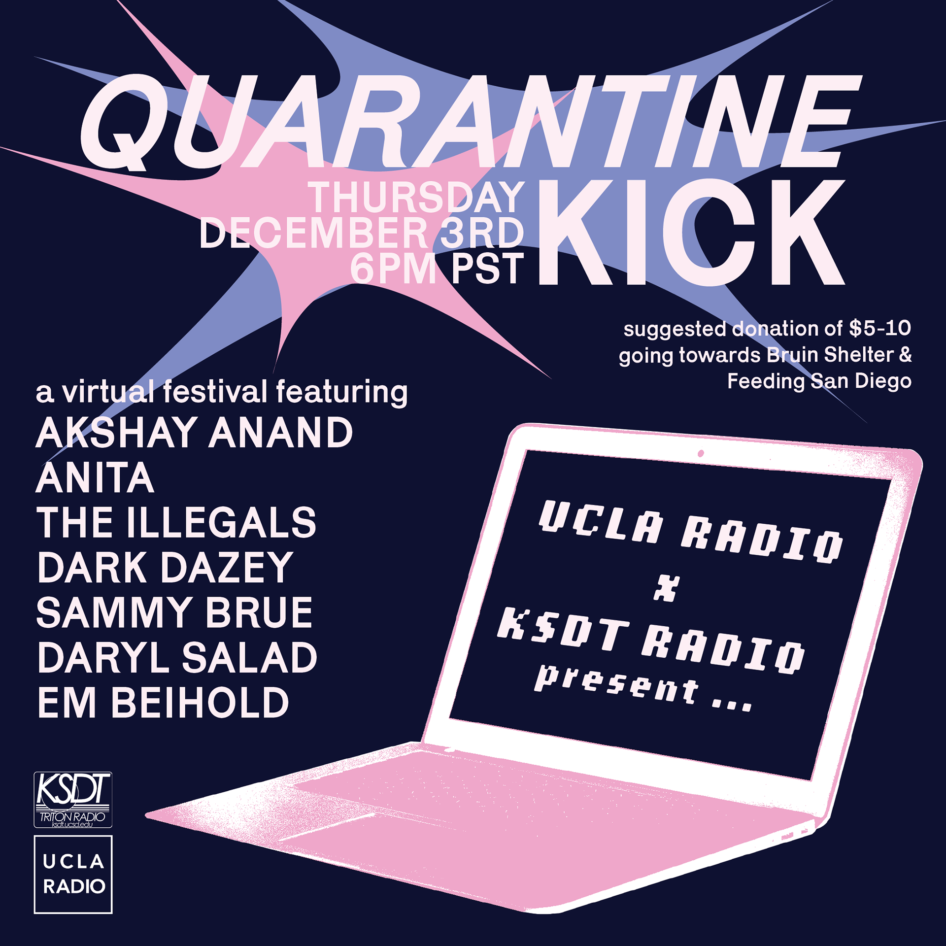 UCLA x UCSD Virtual Festival Flyer