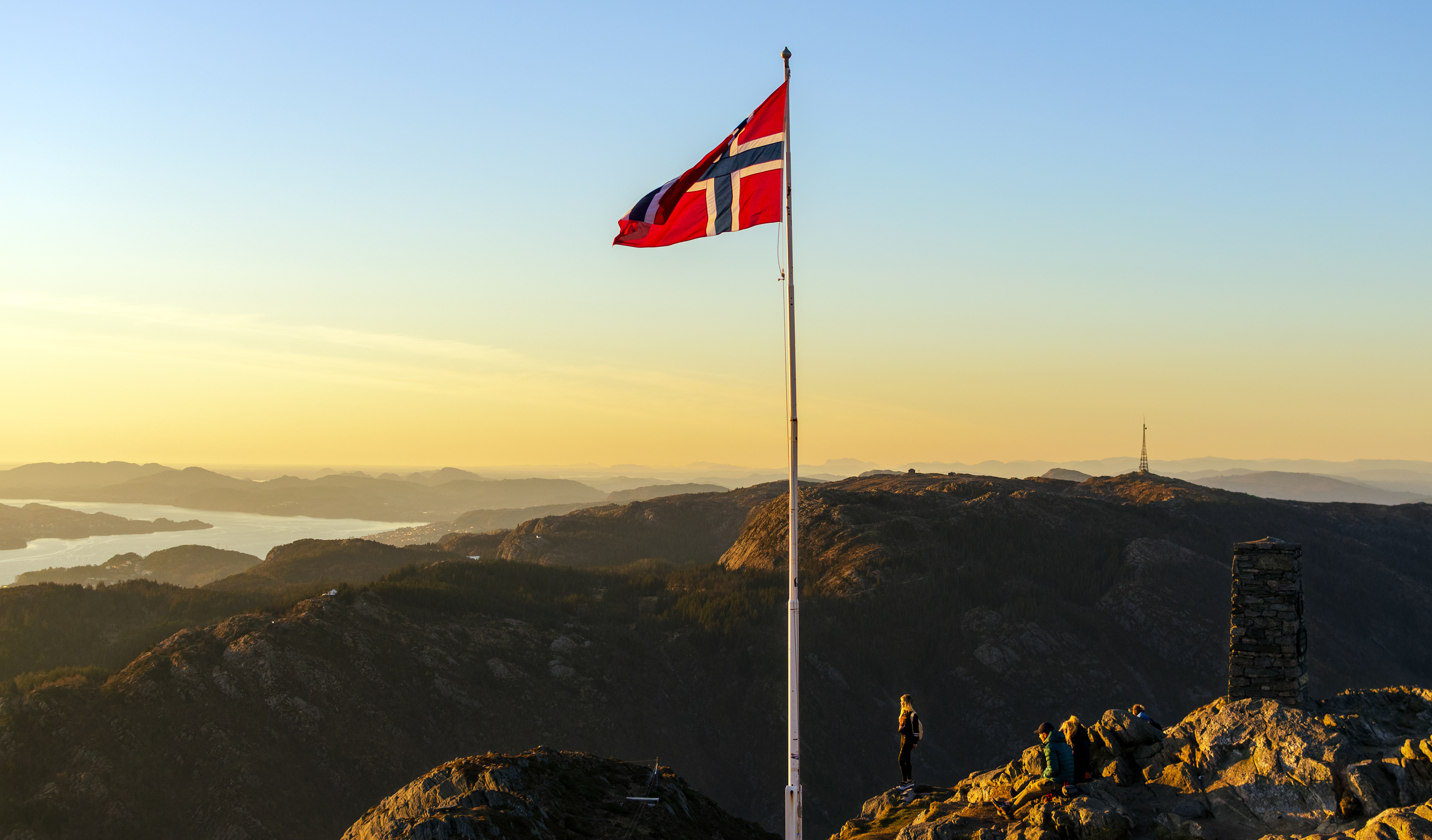 The view from Ulriken Mountain, Bergen