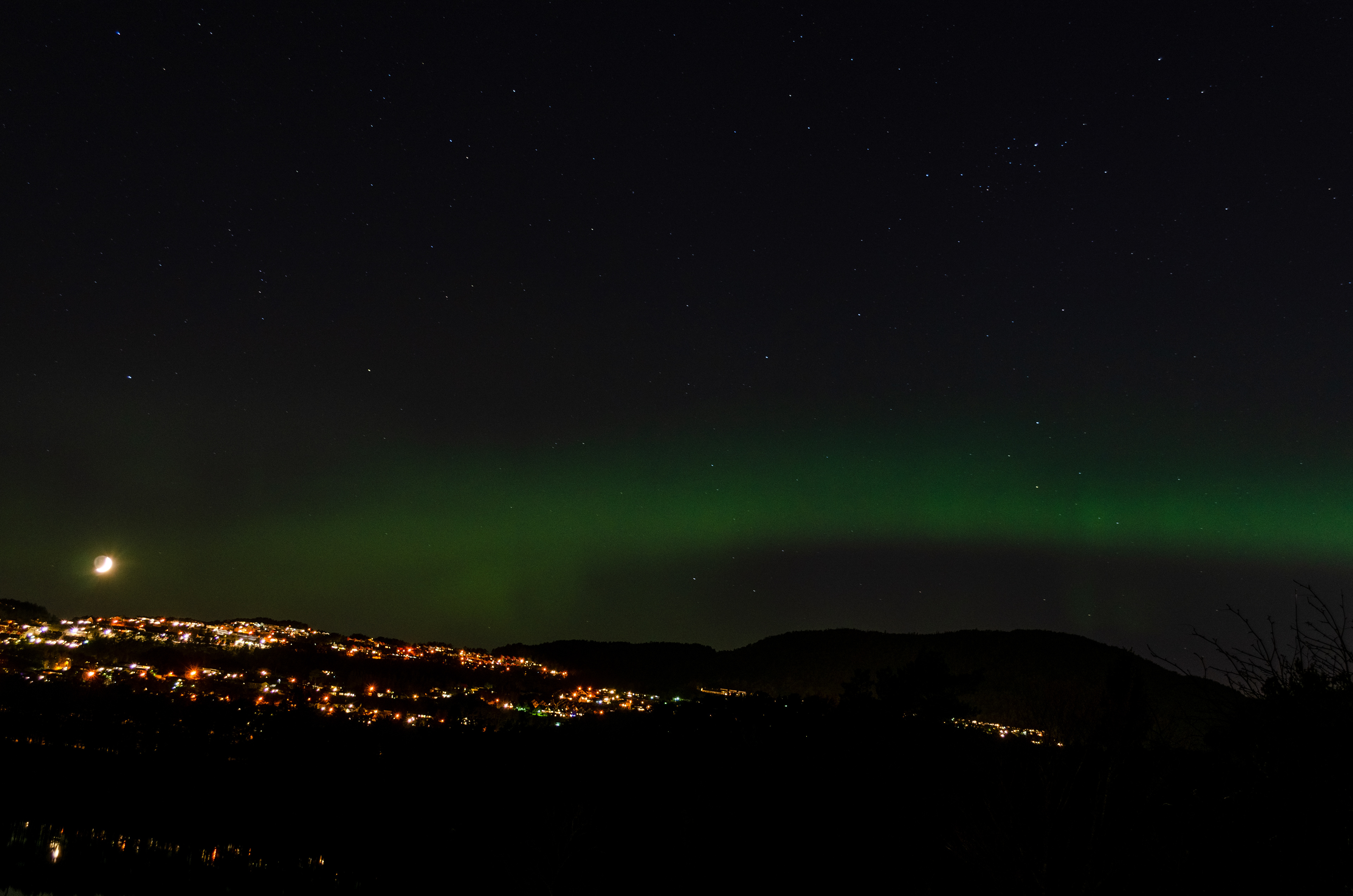 Northern Lights over Bergen