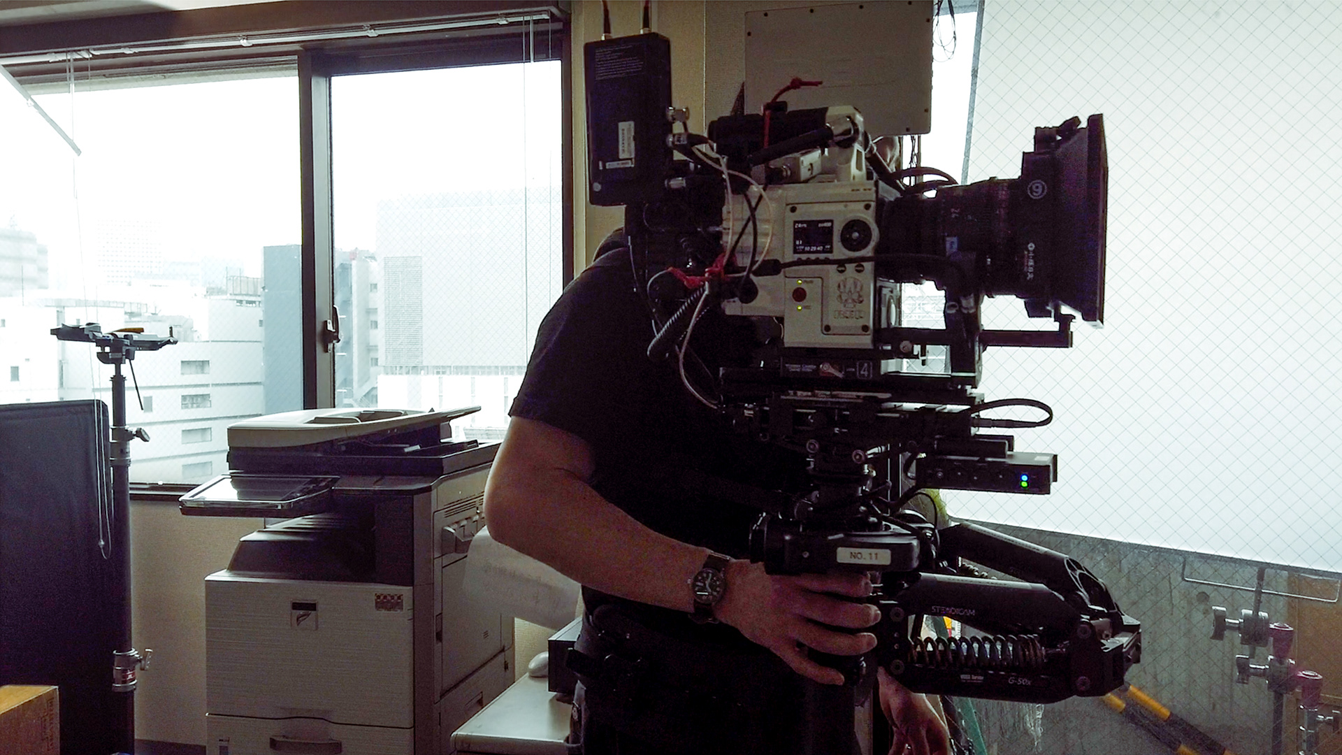 RED MONSTRO 8K with super speed lenses.