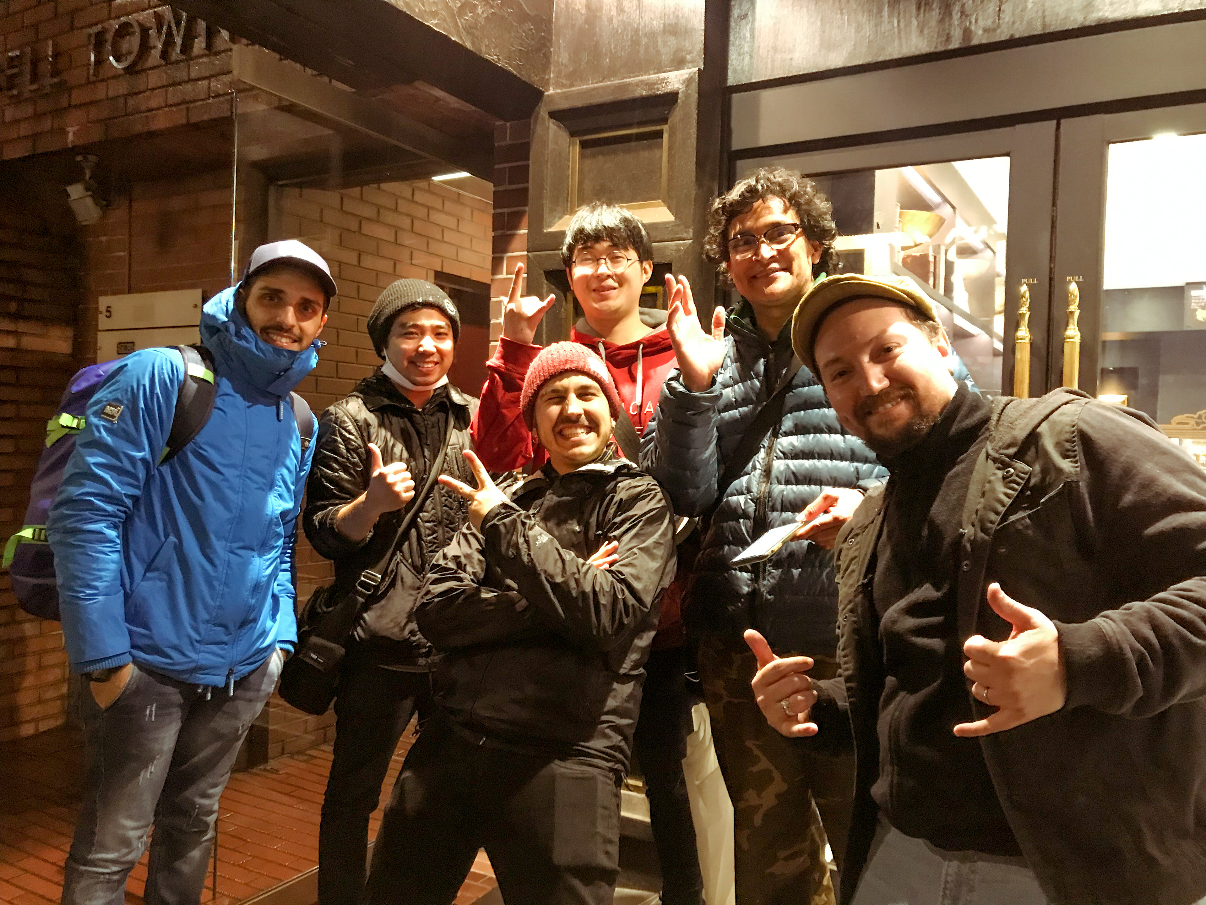 With the awesome Crew.