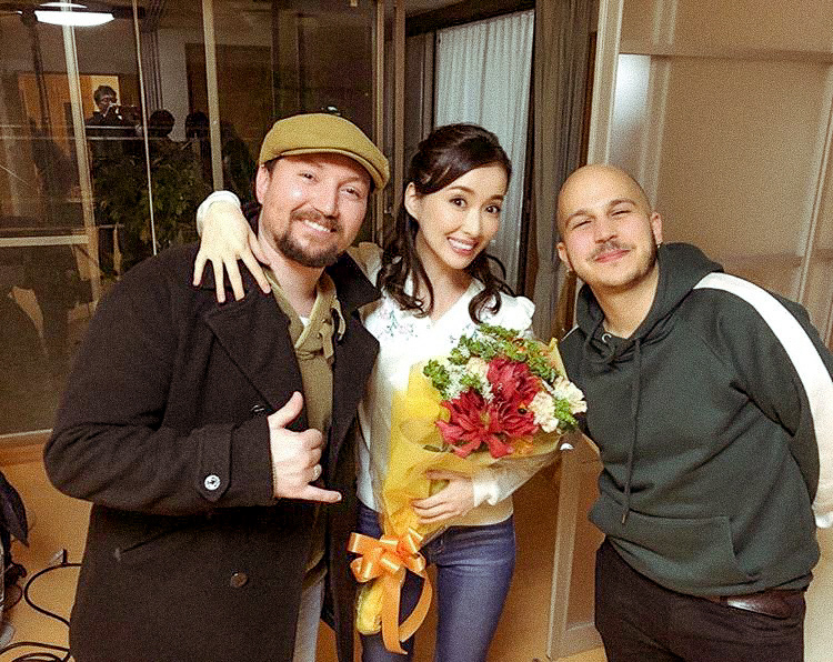 Director Sebastian Angel, Actress Seto Saki, DP Hans Bobanovits.