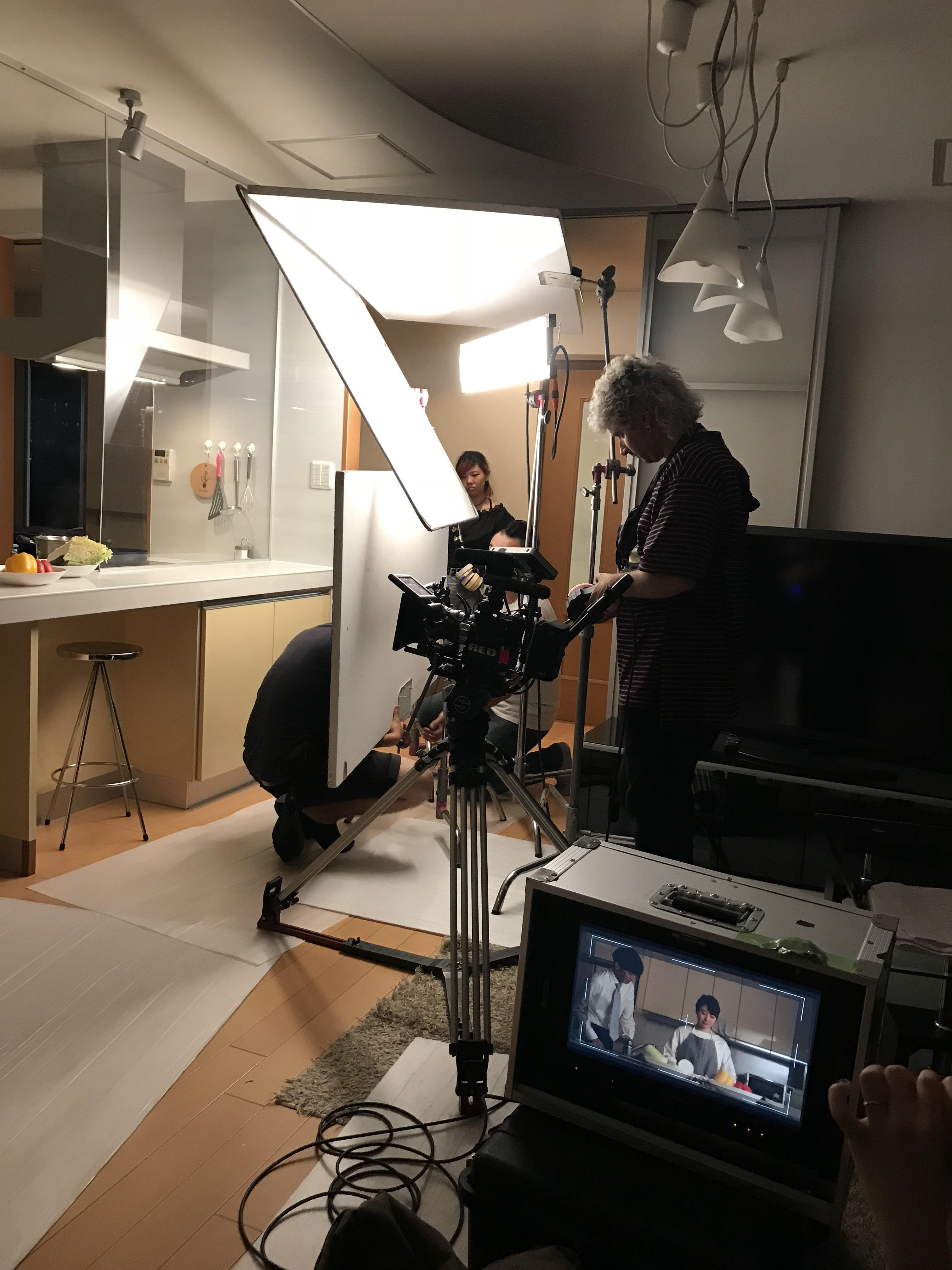 Setting up the scene. 