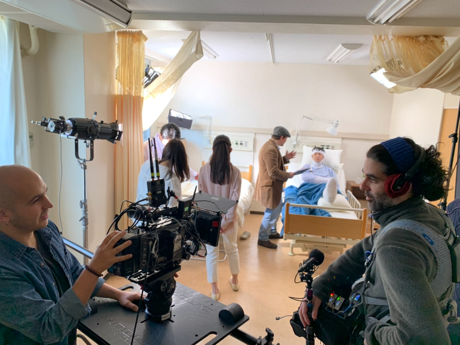 Getting the scene ready. 