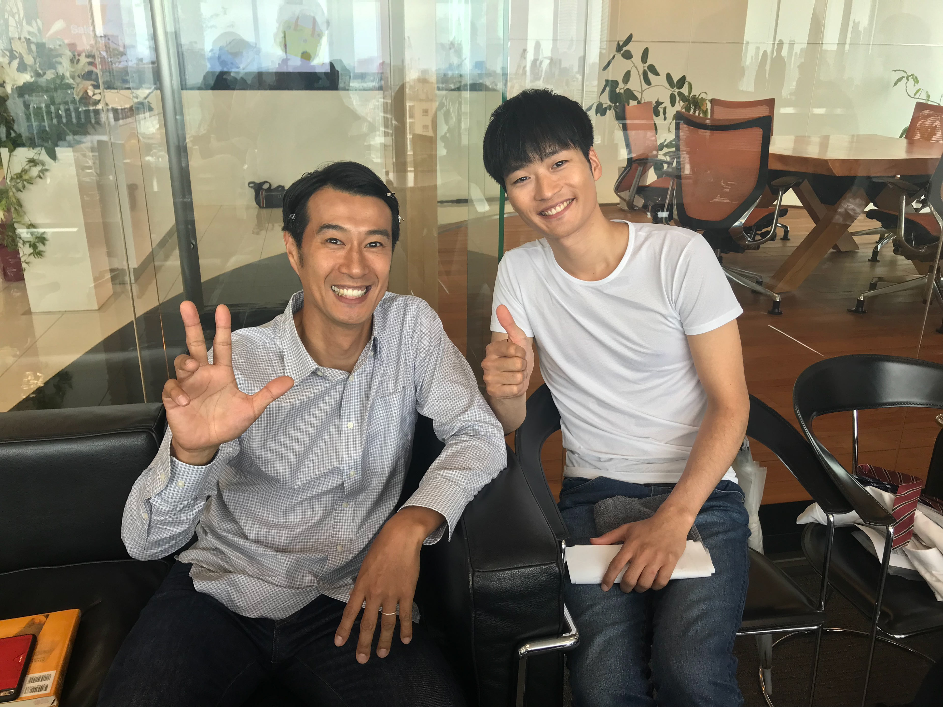 Our talented cast, Nakayama Mubu and Tomohiro Miyajima.