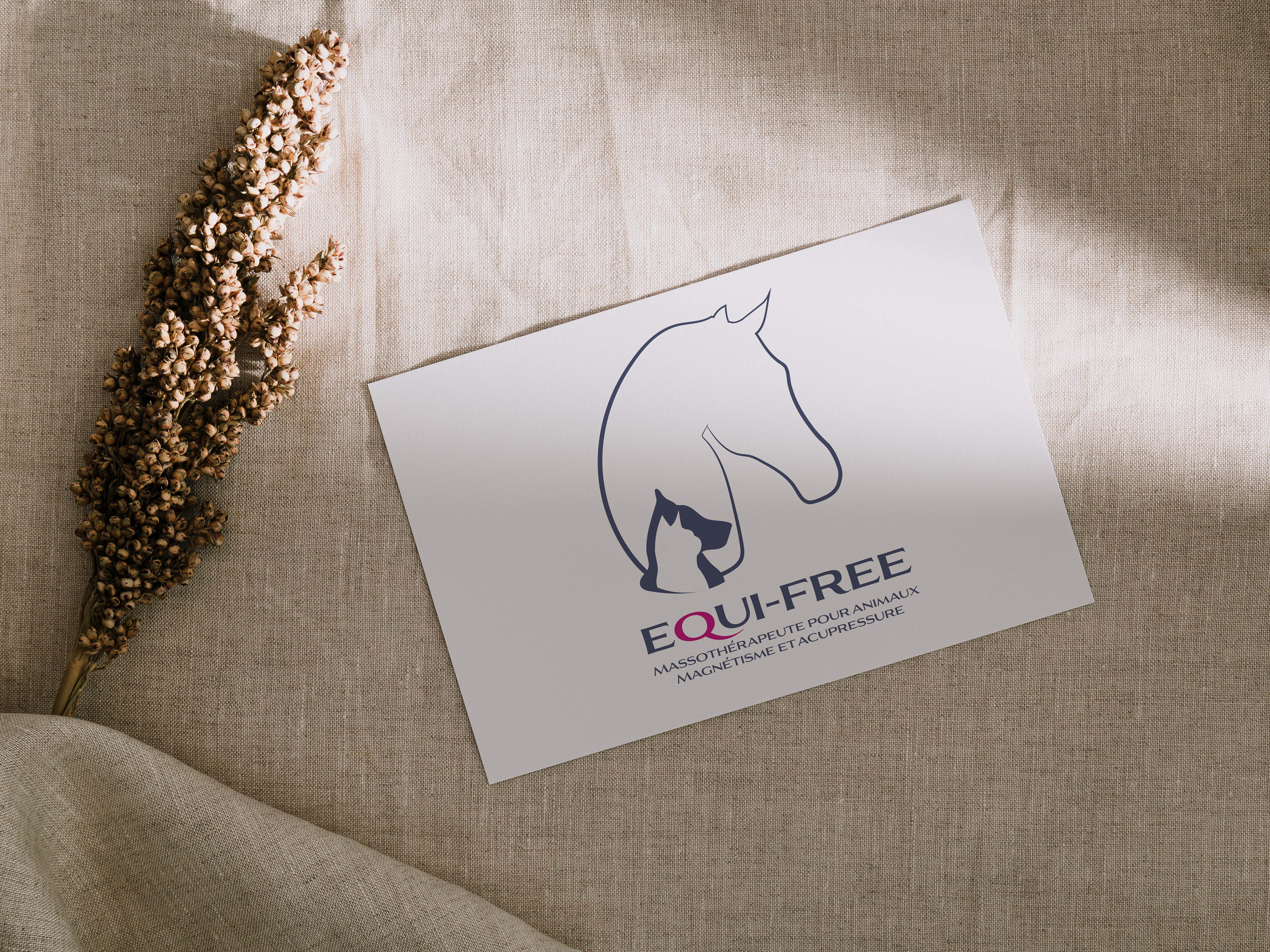 Création d'un logo pour EQUI-FREE