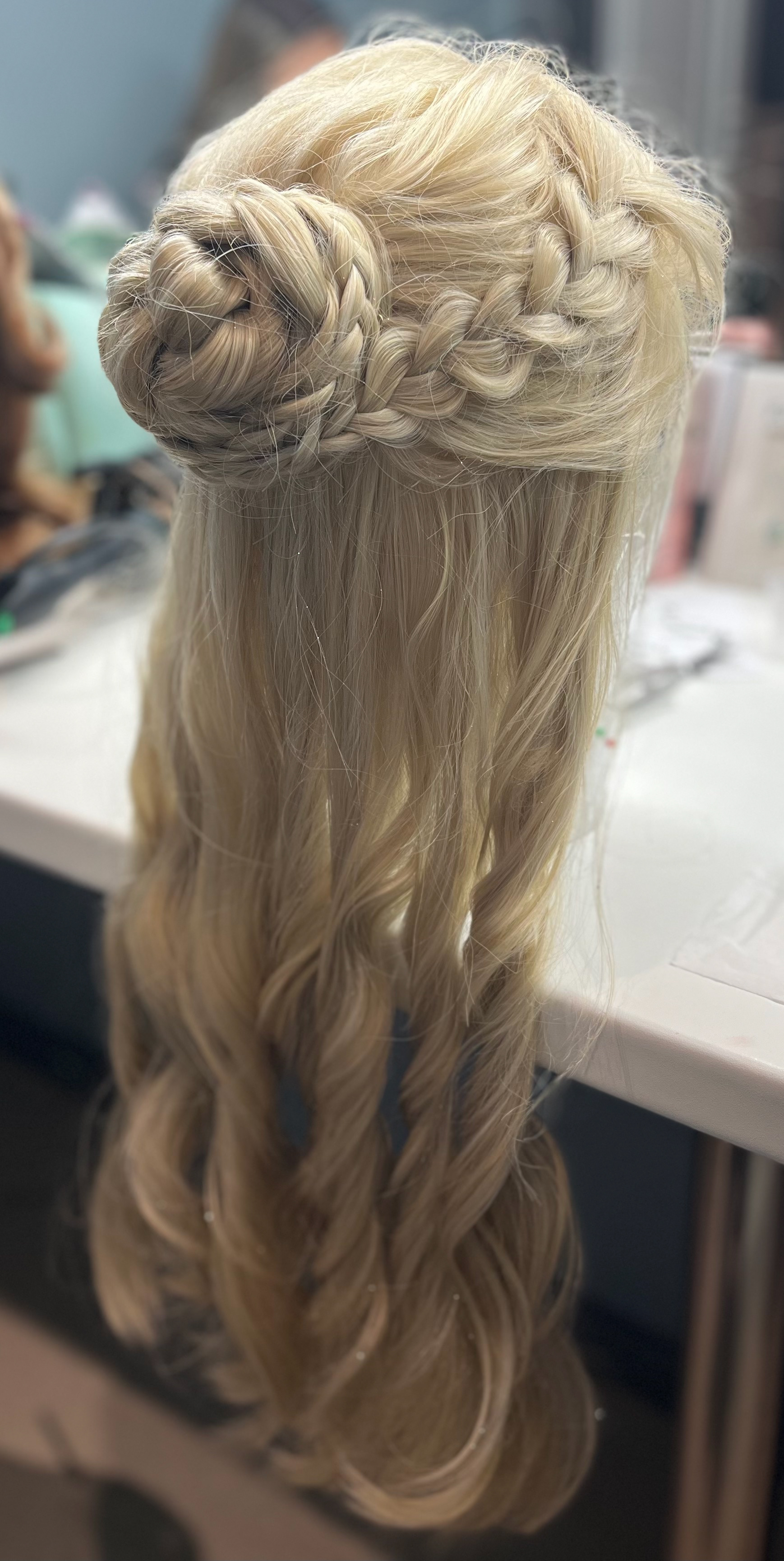 Wig Styling between shows