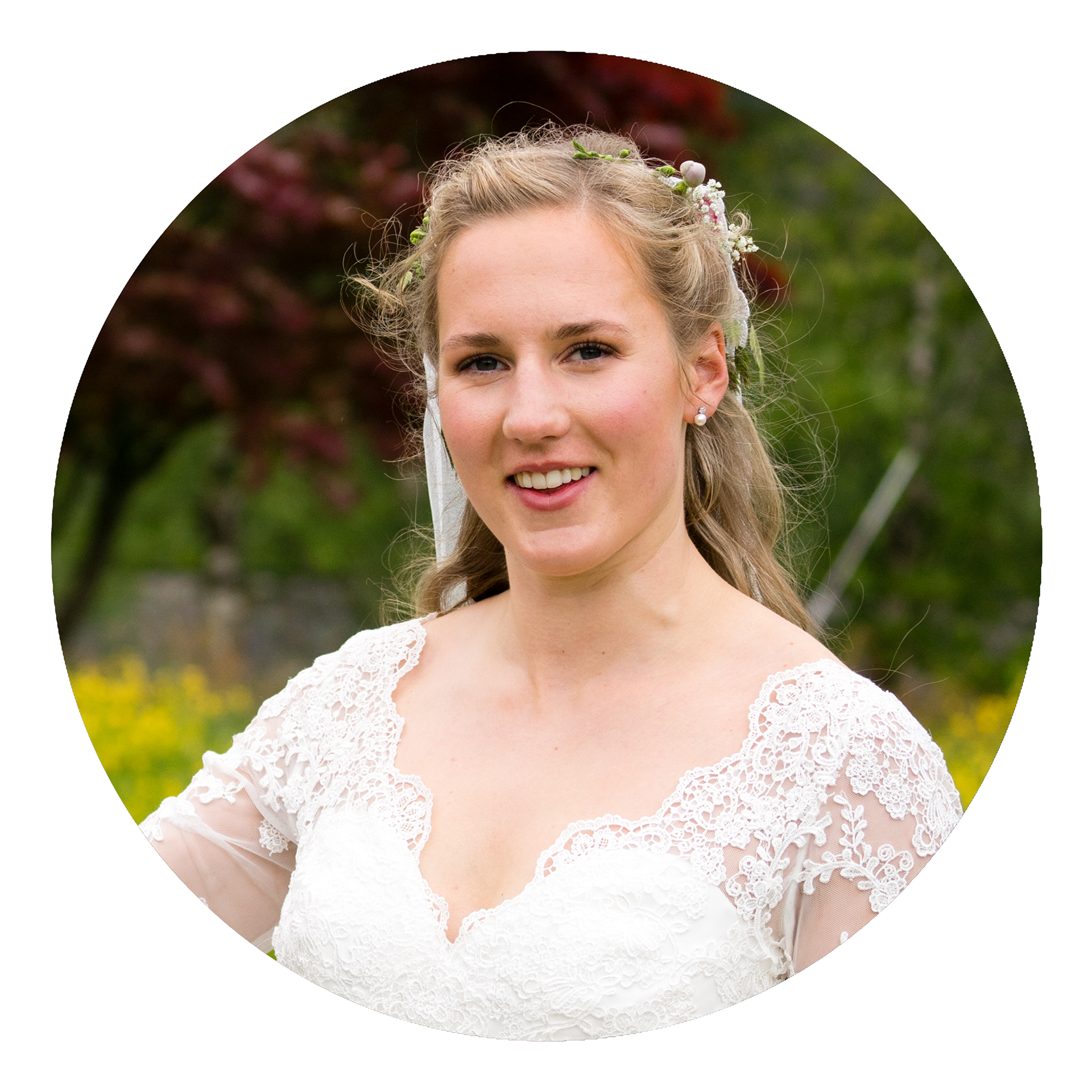 Ingvild: Brudens studievenninne fra Ergoterapi i Bergen. Hun lærer deg ausedansen, linedans eller et dikt. Bruker penger på økologisk og støtter bonden, oppvokst på gård i Rosendal.