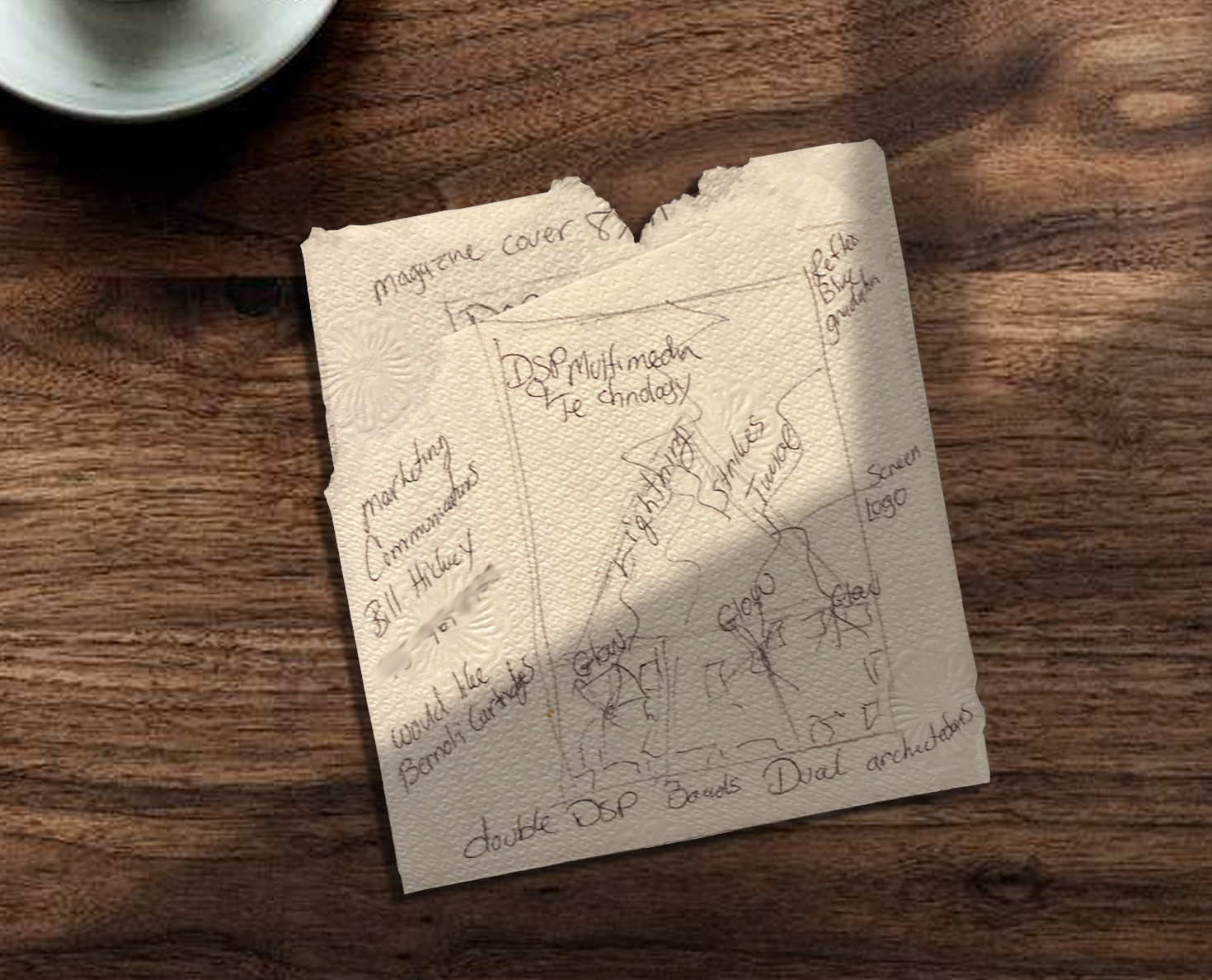 napkin sketch