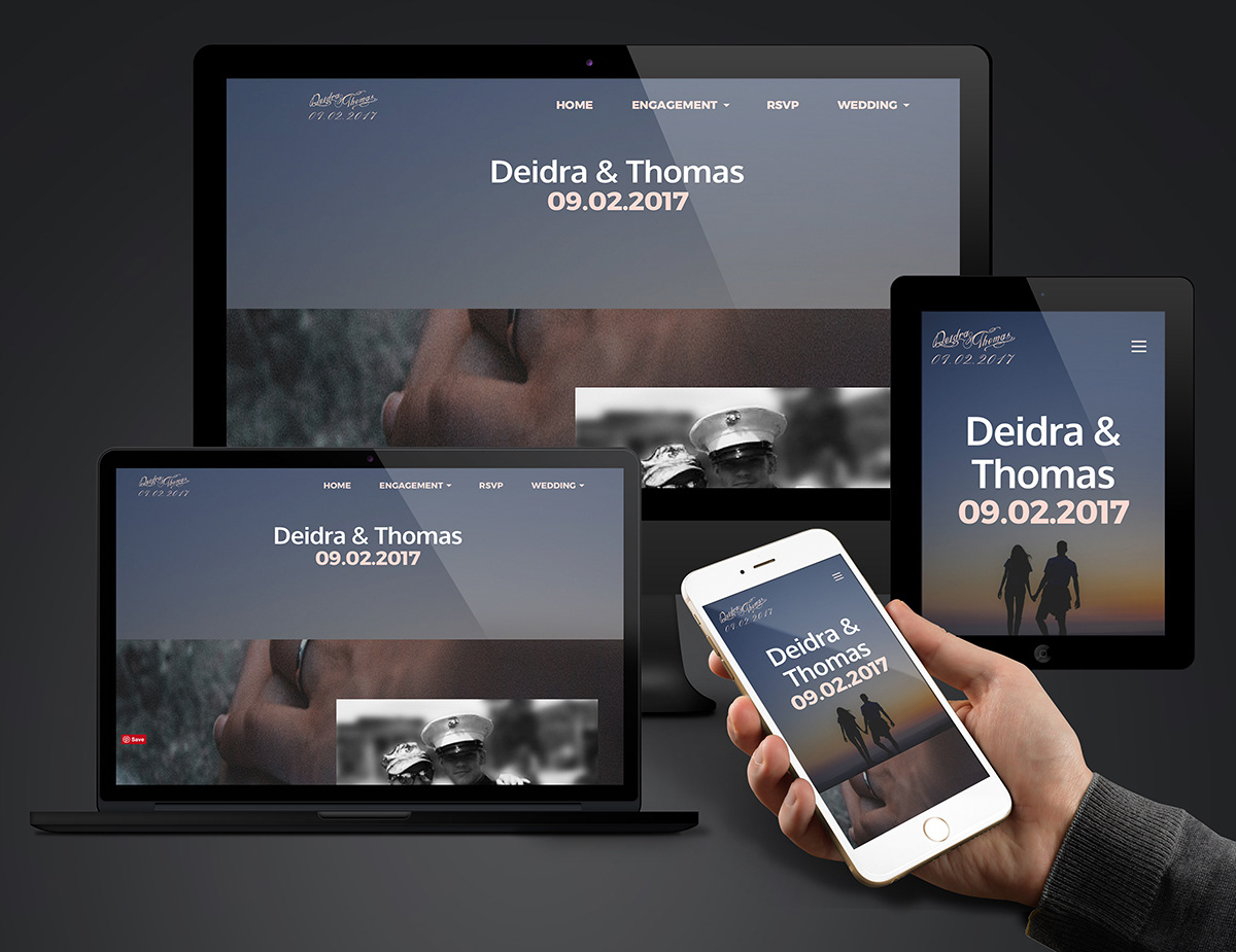 Custom Wedding Website