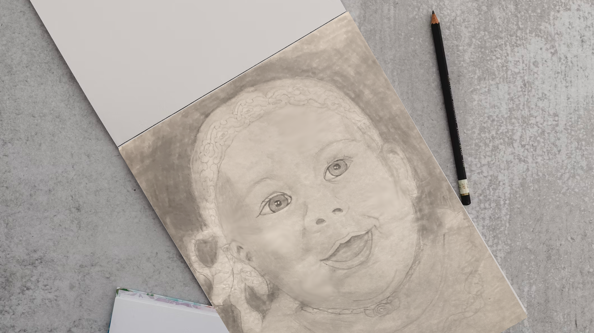 baby sketch