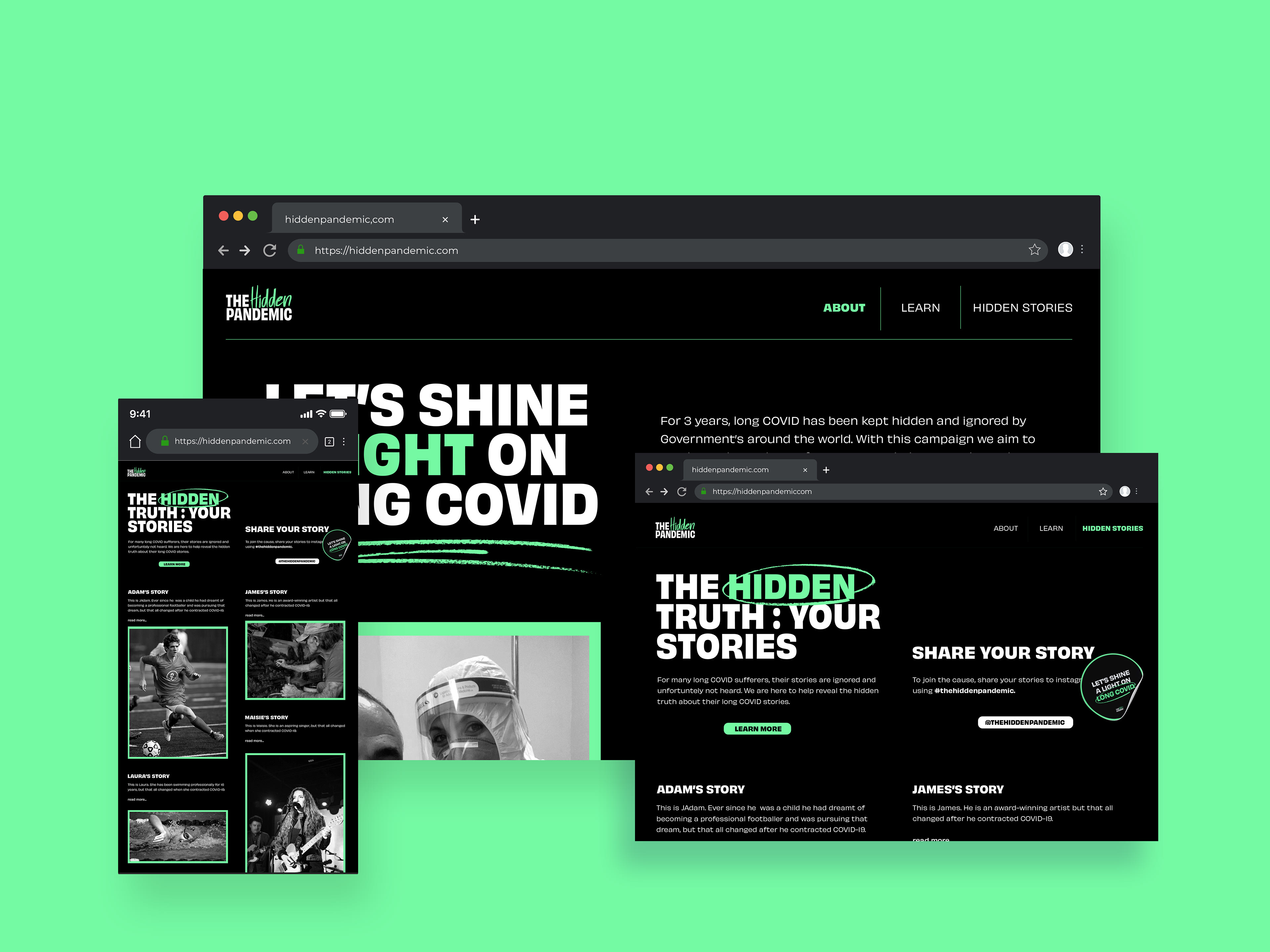 The Hidden Pandemic Website