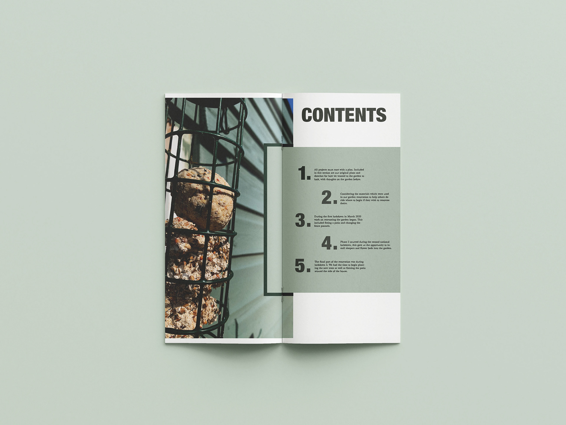 Contents page