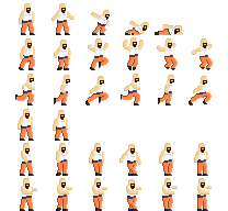 Spritesheet du personnage