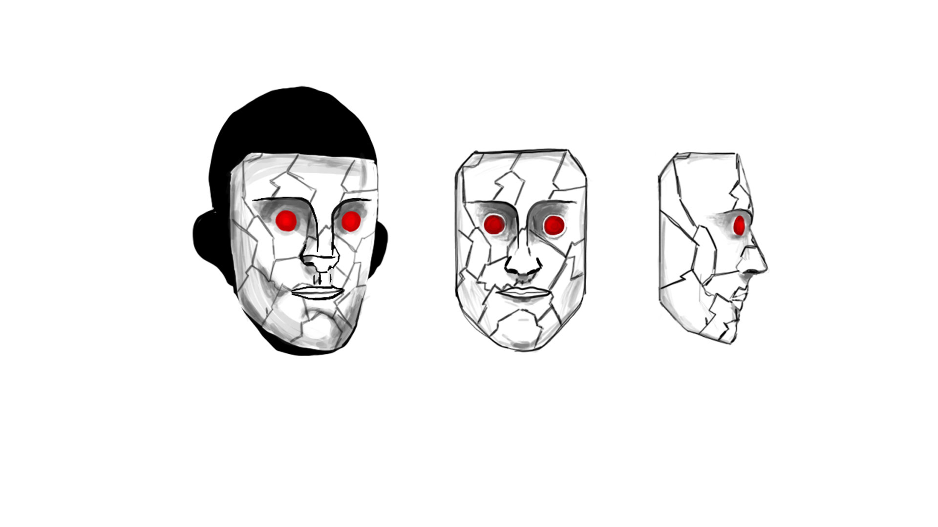 Croquis du masque