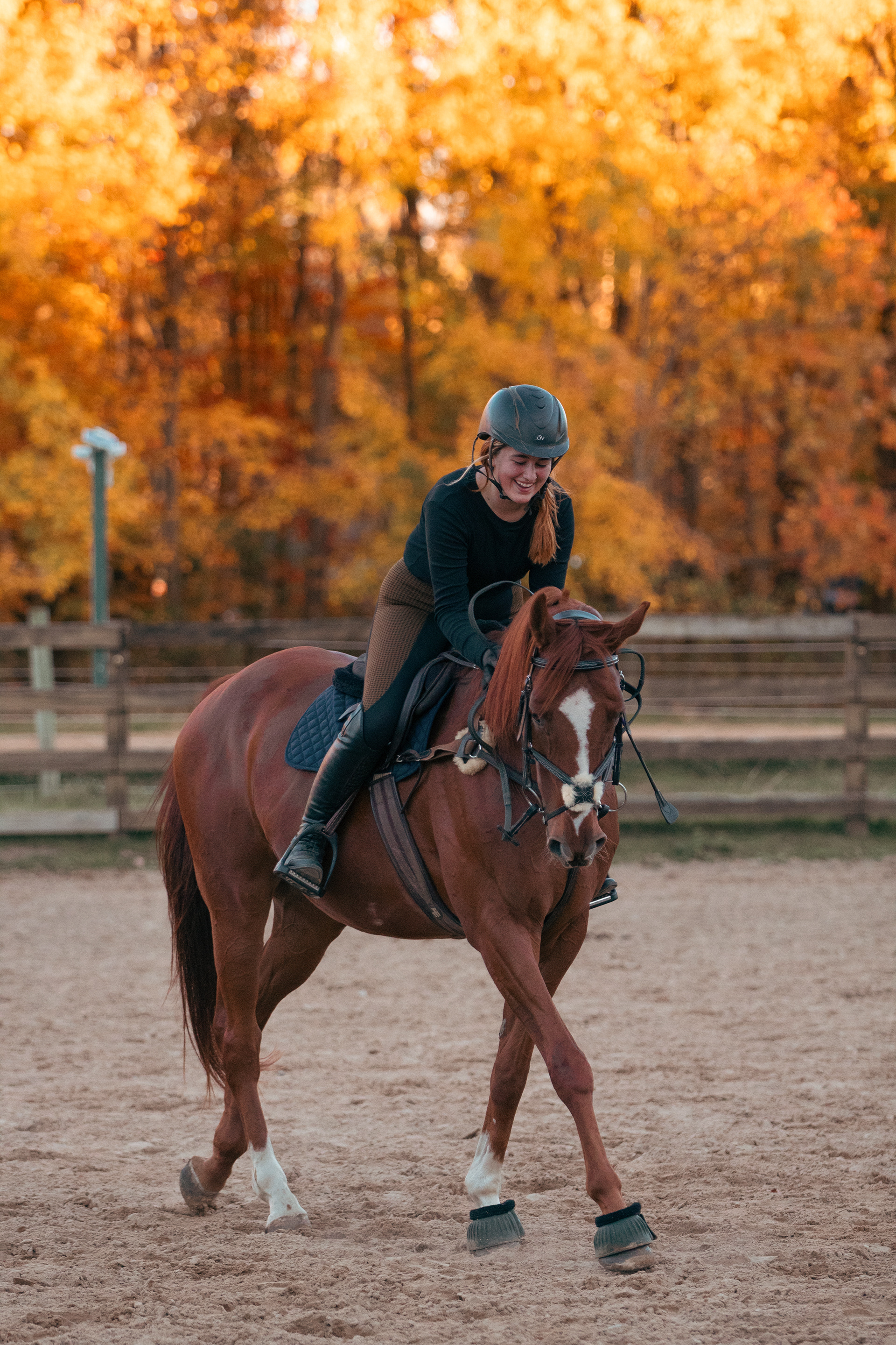 Nina and Red lesson 2024 - DSLR - 10/24/24