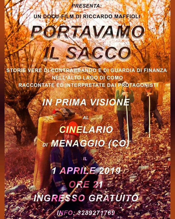 Qui sotto la serata della prima visione a Menaggio 1 aprile 2019