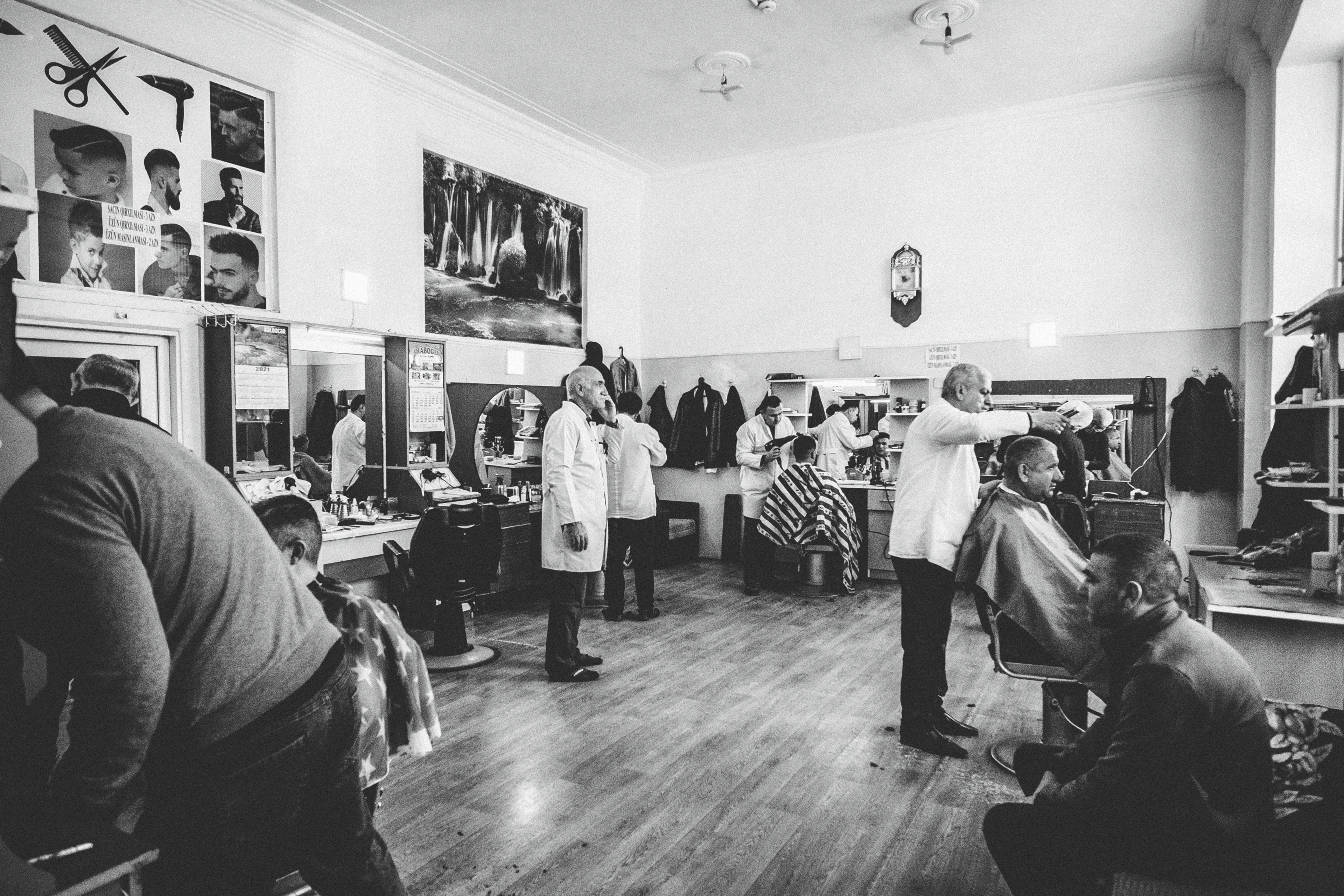 Salon de coiffeur à Gandja
