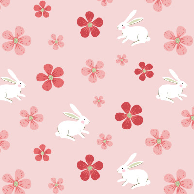 Happy Easter kollection Pattern 3 rosé