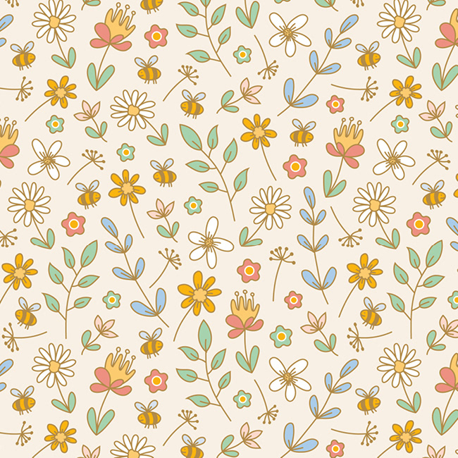 Patterndesign - Summer Bees