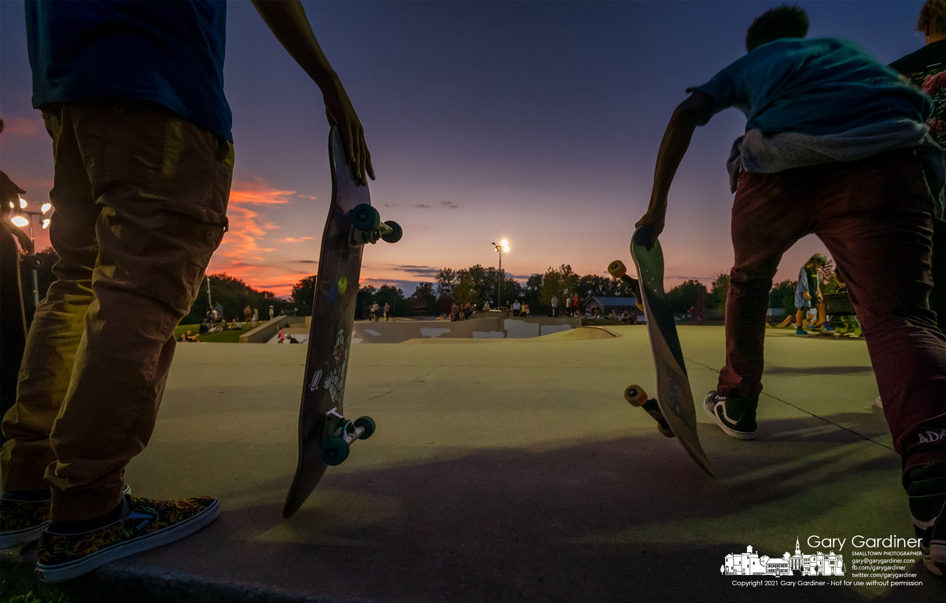 A skater launches himself toward the Westerville Skate Park during "Skate Late," an evening of skating under lights at the skate park. My Final Photo for Sept. 18, 2021. 