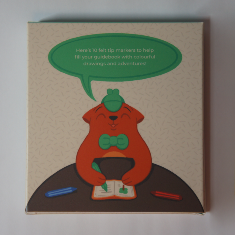 Back of Markers Packaging