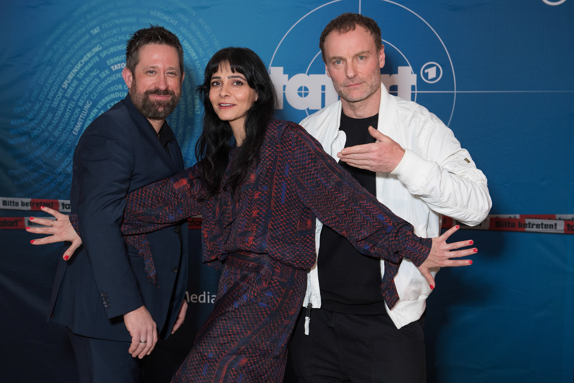 Regisseur Mark Monheim, Pegah Ferydoni, Mark Waschke