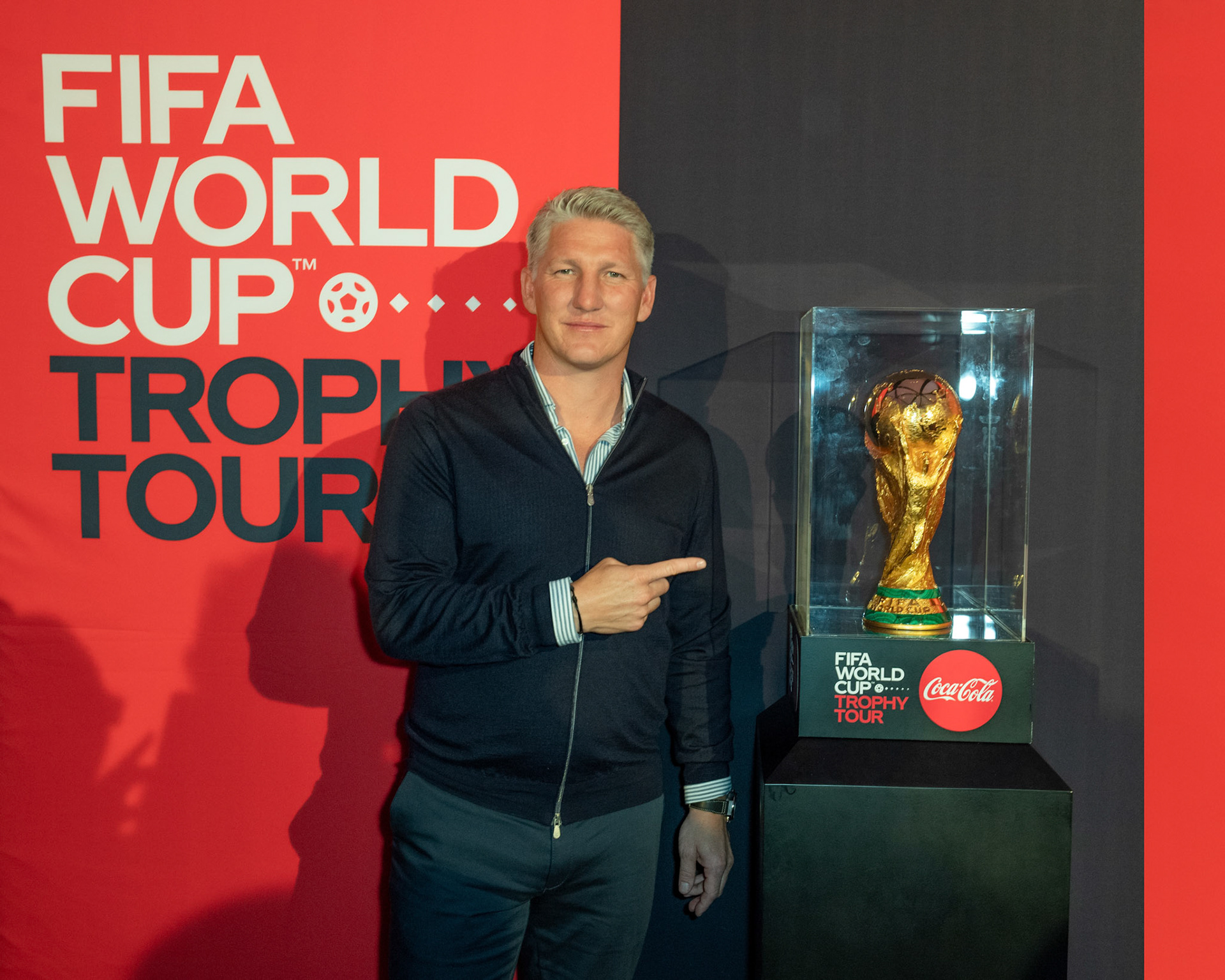 Sebastian Schweinsteiger bei der FIFA WORLD CUP Trophy Tour Night in Berlin