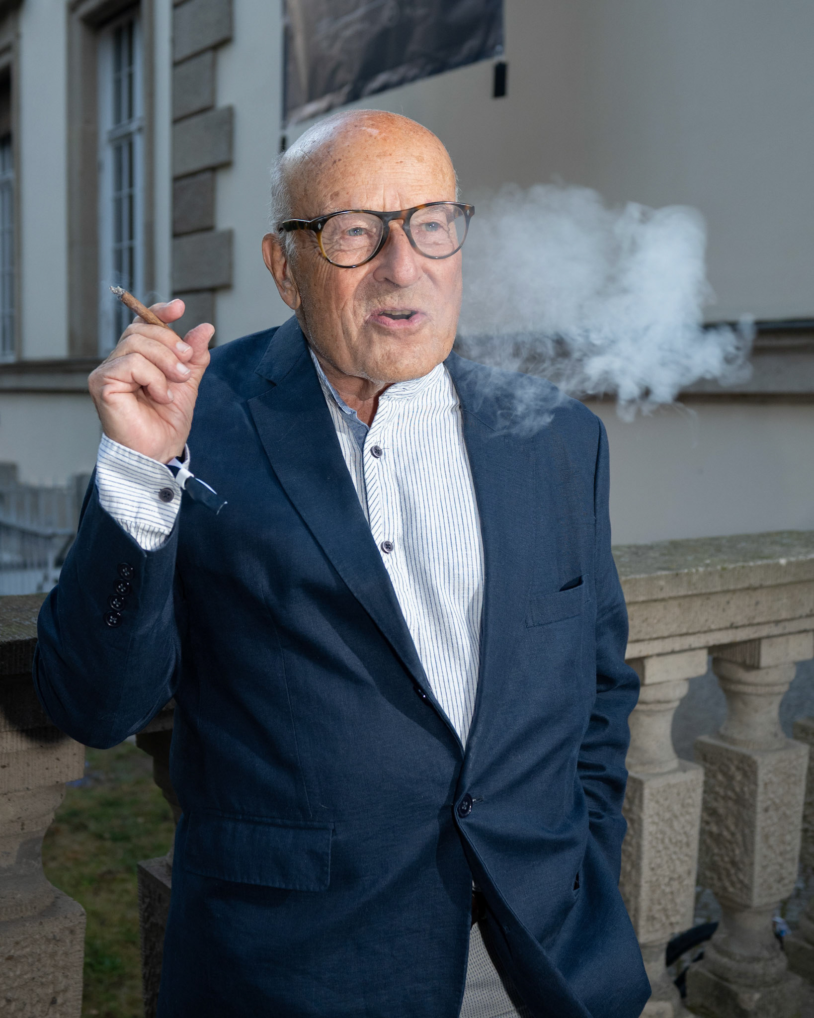 Volker Schlöndorf  bei Cocktail Prolonge anlässlich der Semi-Final Round of Judging der International Emmy Awards 2025