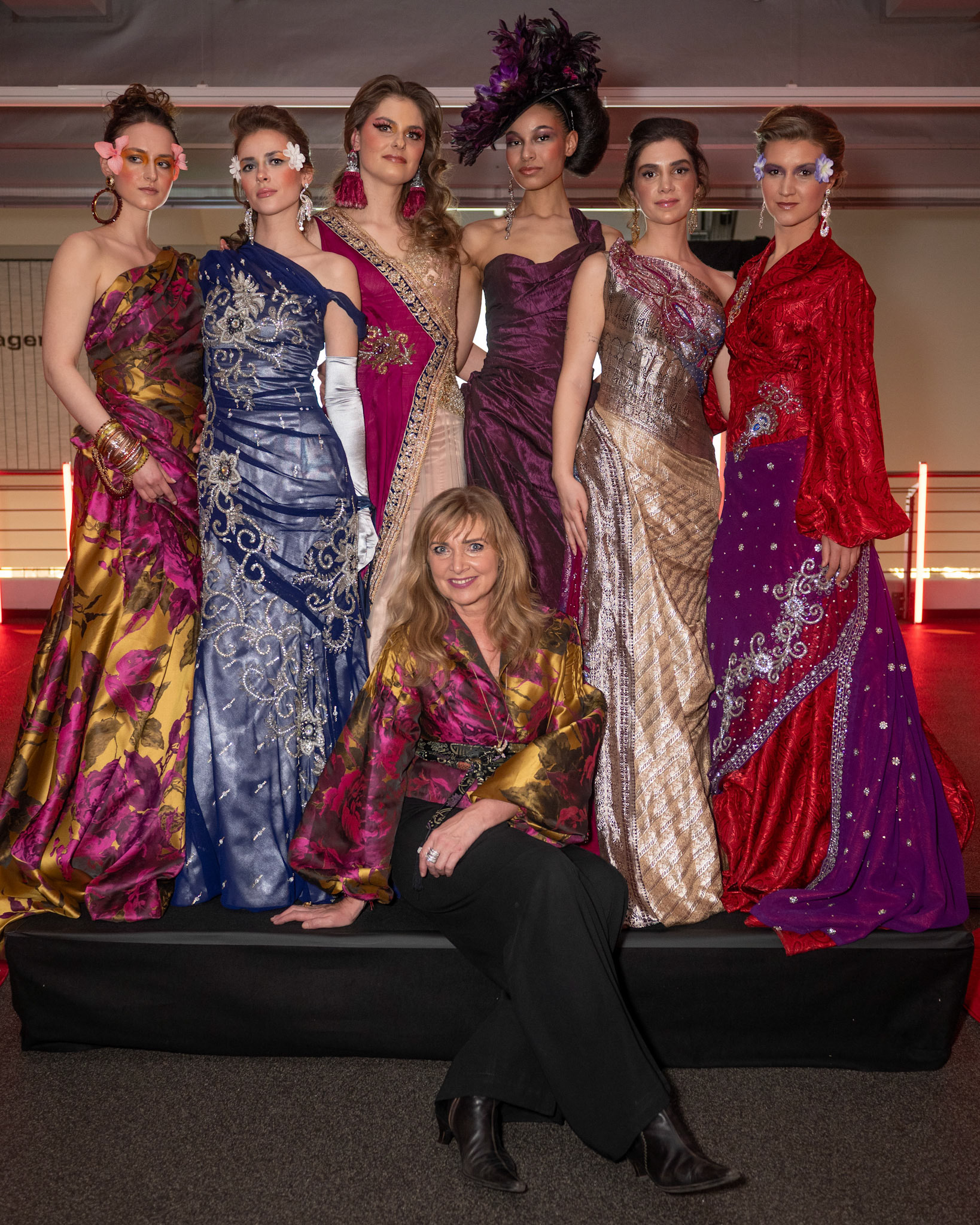 Nanna Kuckuck praesentiert Highlights ihrer neuen Kollektion, getragen von Hostessen der Agentur Yuguna. Hairstyling und Make-Up von Brandon Unique Cut aus dem Waldorf -AstoriaOrt: Franklinstraße 24, 10587 Berlin