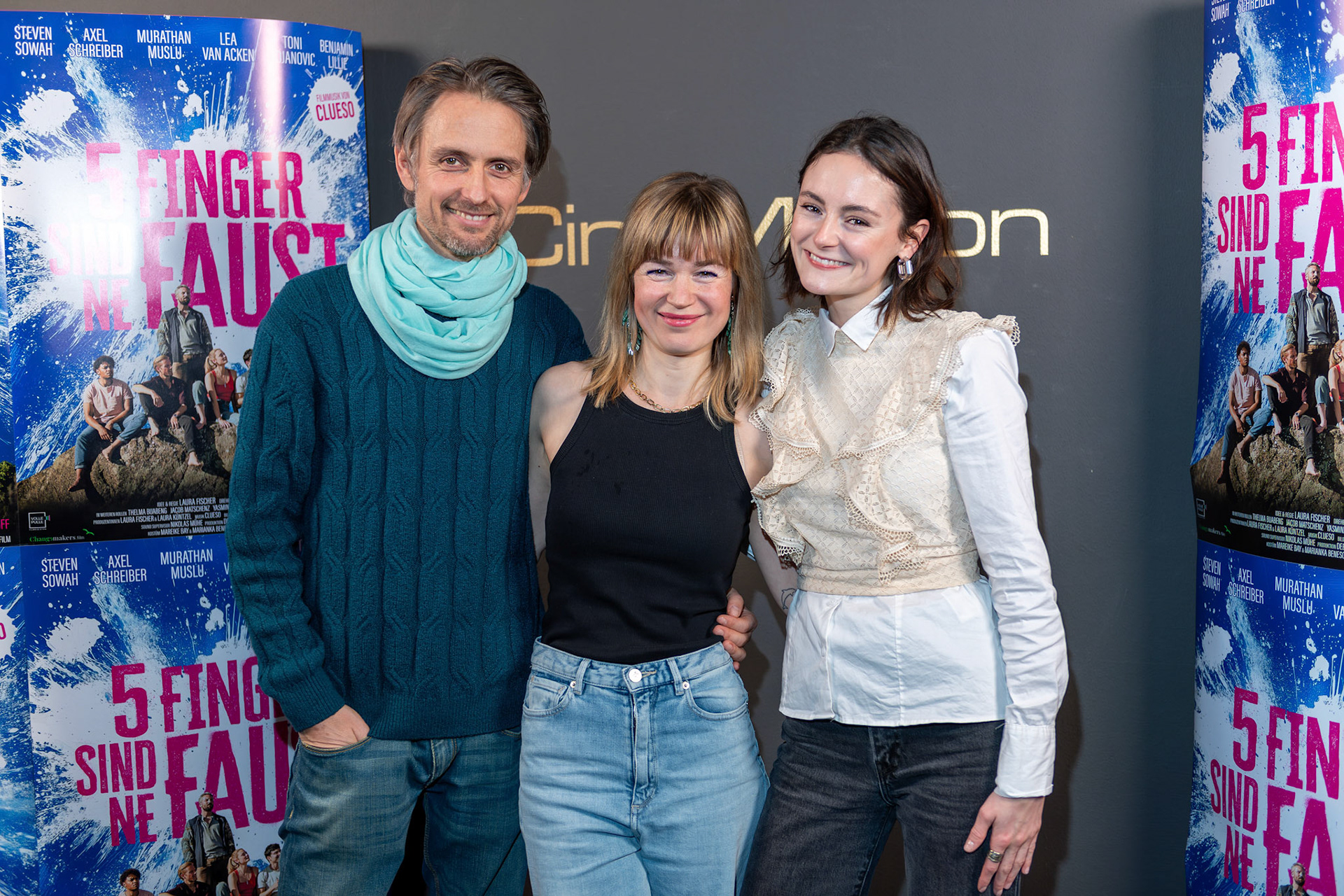 Axel Schreiber,  Laura Fischer, Lea van Acken