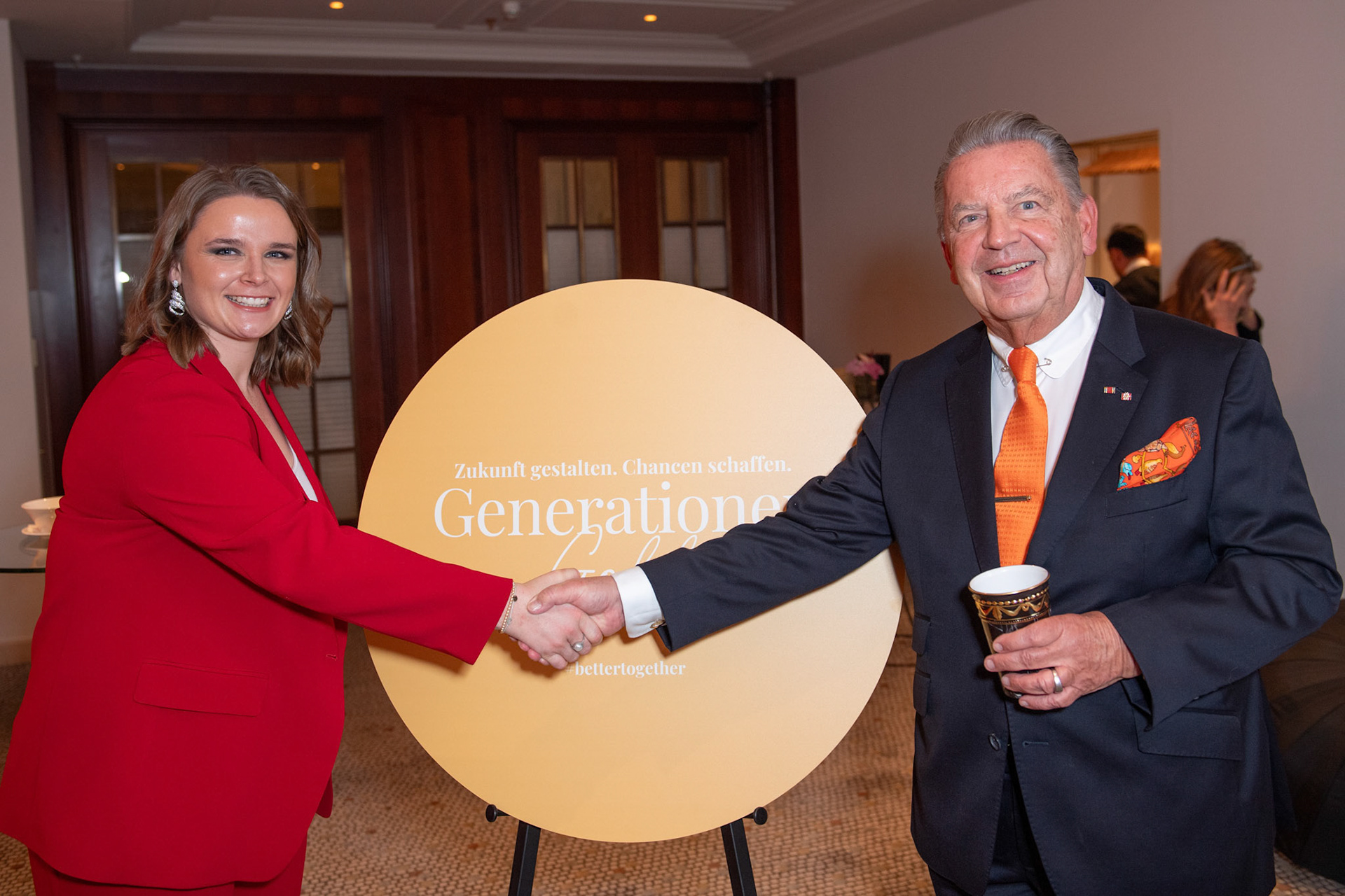 Network Event mit: Joerg Wolmann mit Gastgeberin