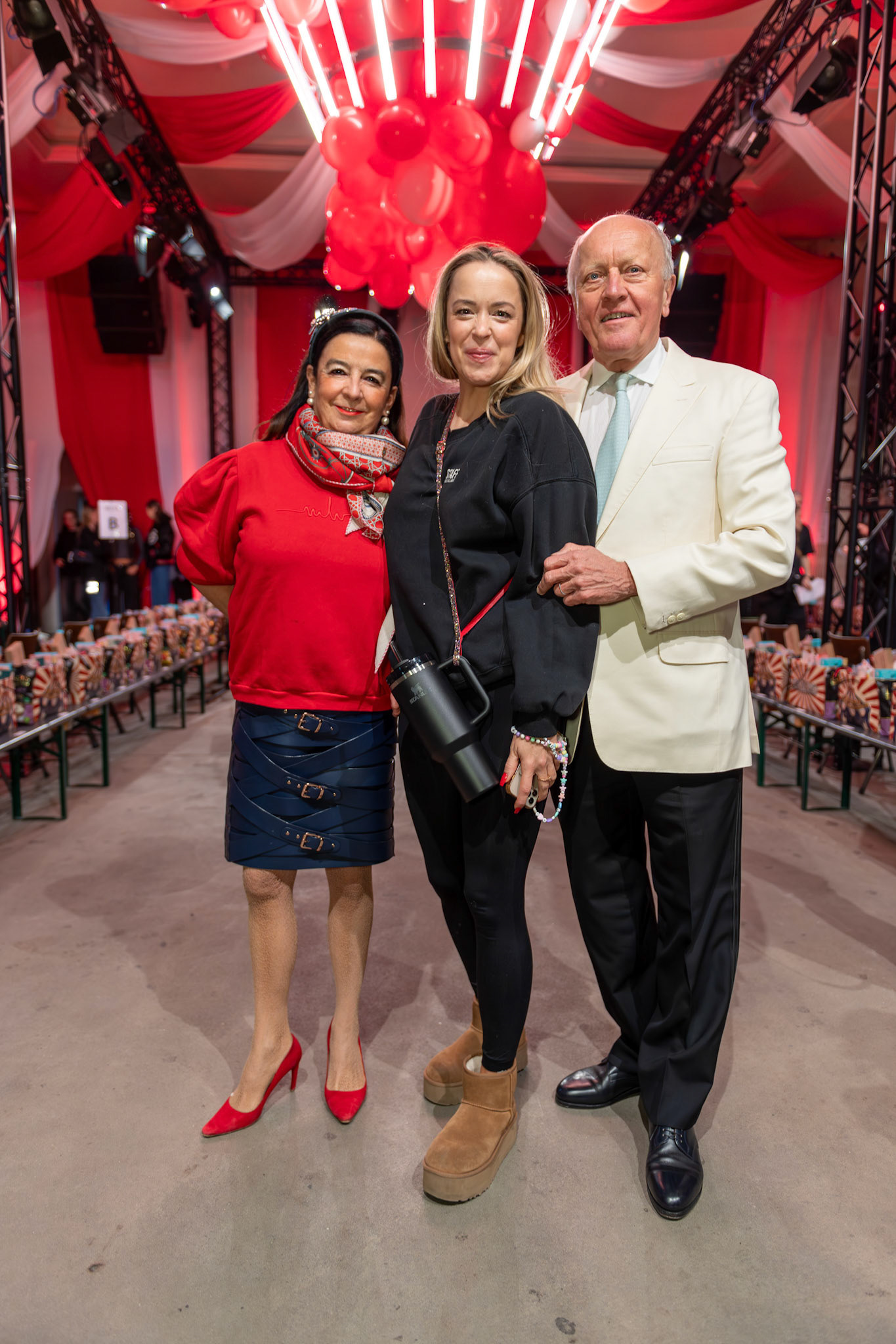 Marina Hoermanseder mit ihren Eltern