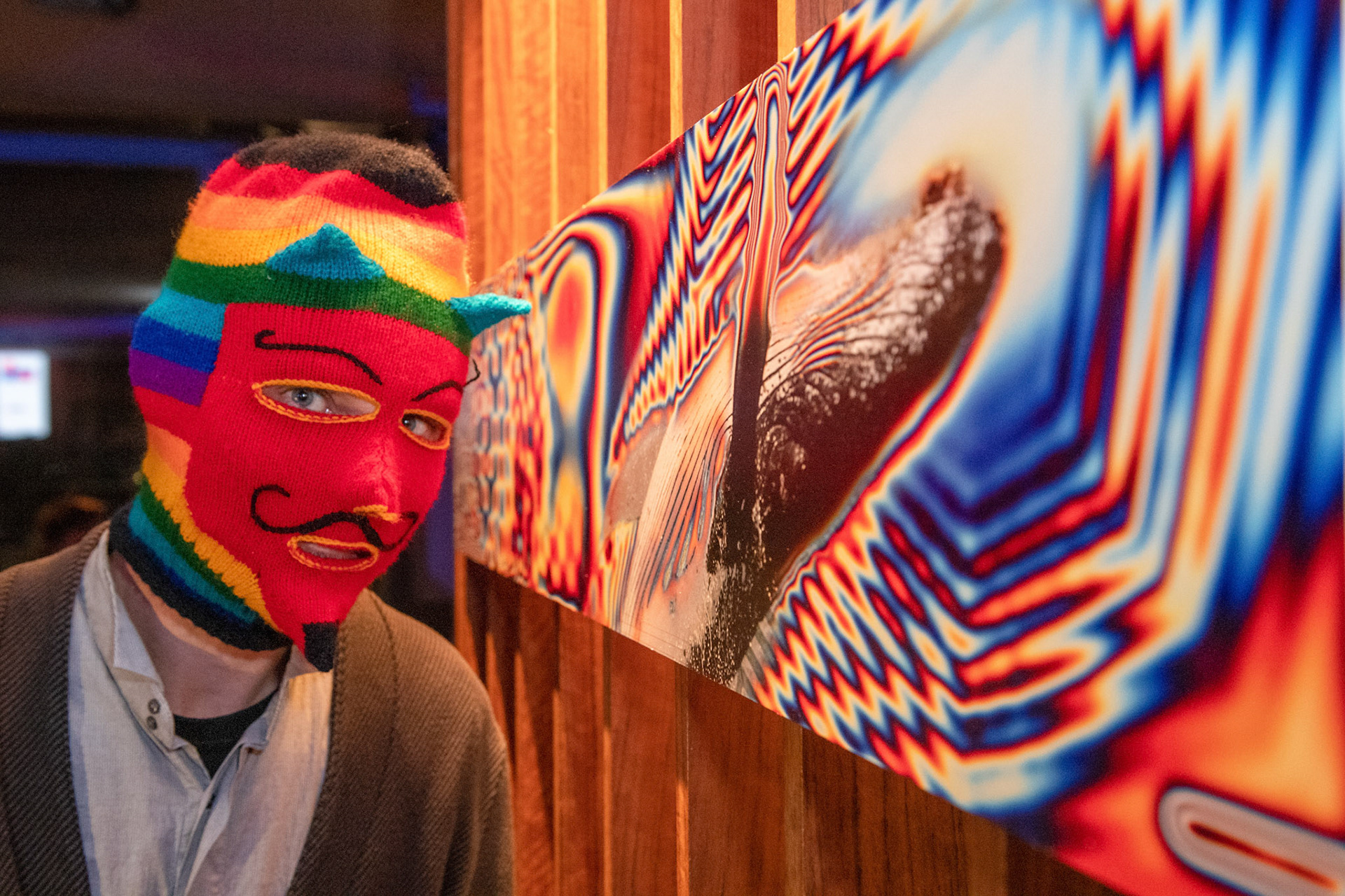 Der geheimnisvolle Snyder, der bei der ART Parade by Getränke Hoffmann Platz 1 belegte.