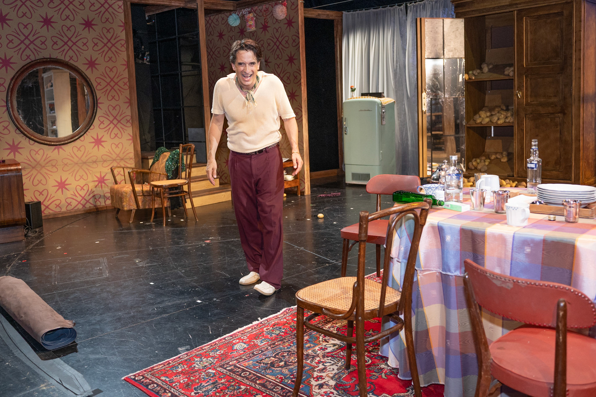 Oliver Mommsen auf der Bühne des BE