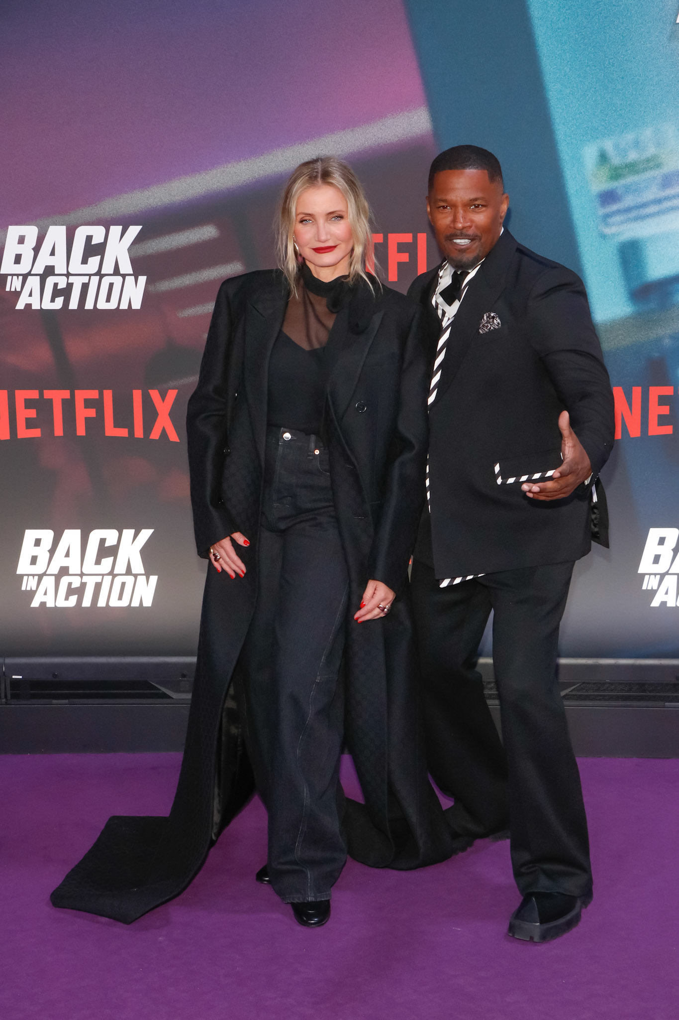 Cameron Diaz und Jamie Foxx  bei einem Special Screening von "Back in Action" im Zoo Palast in Berlin am 15.1.2025.