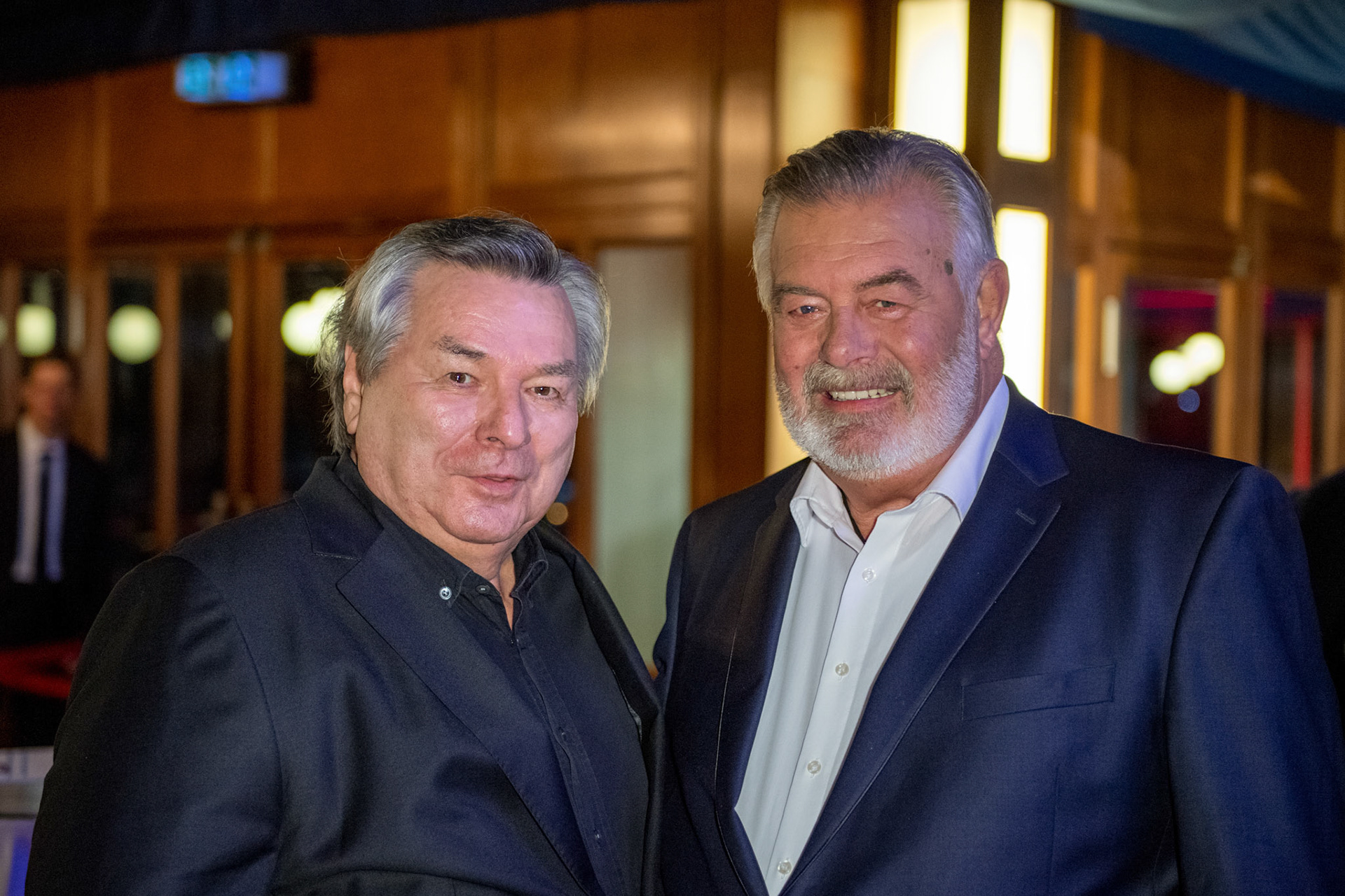 Waldemar Hartmann und Harry Wijnvoord bei der Diabetes Charity-Gala 2022